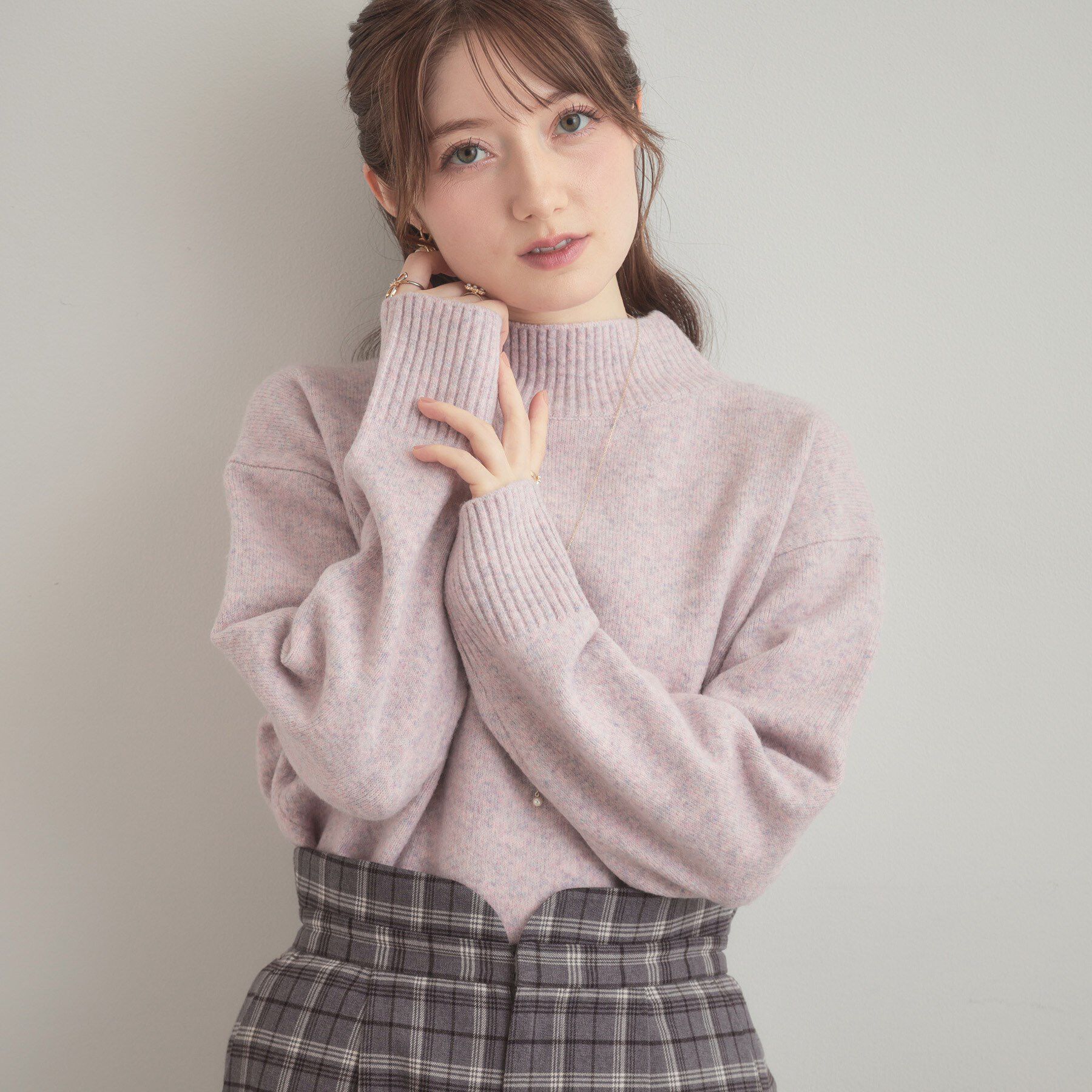 Couture broach「【5色展開】やわらかヤクライクニット」|ニット・セーター|ラベンダー(080)