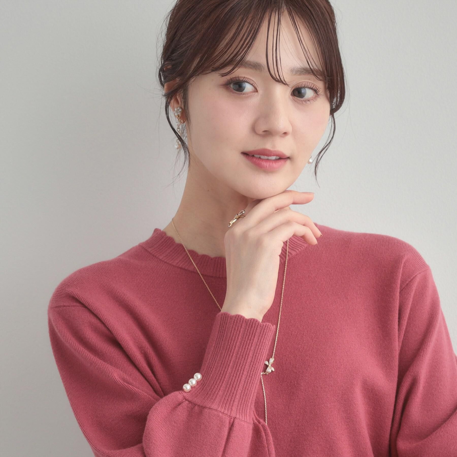 Couture broach「【洗える/スカラデザイン】パフスリーブ ニット」|ニット・セーター|