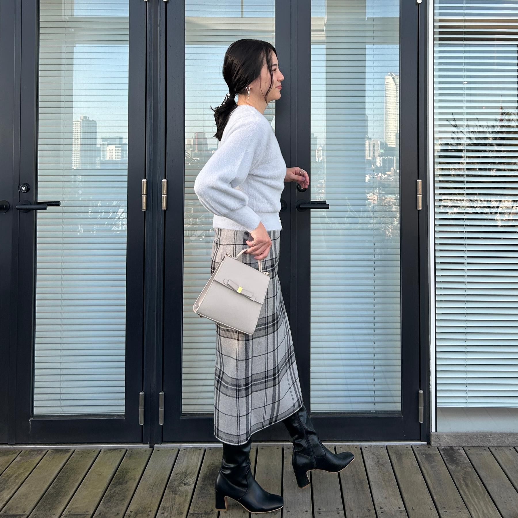 Couture broach「【前後2WAY】Springフェザーカーデトップス」|カーディガン|