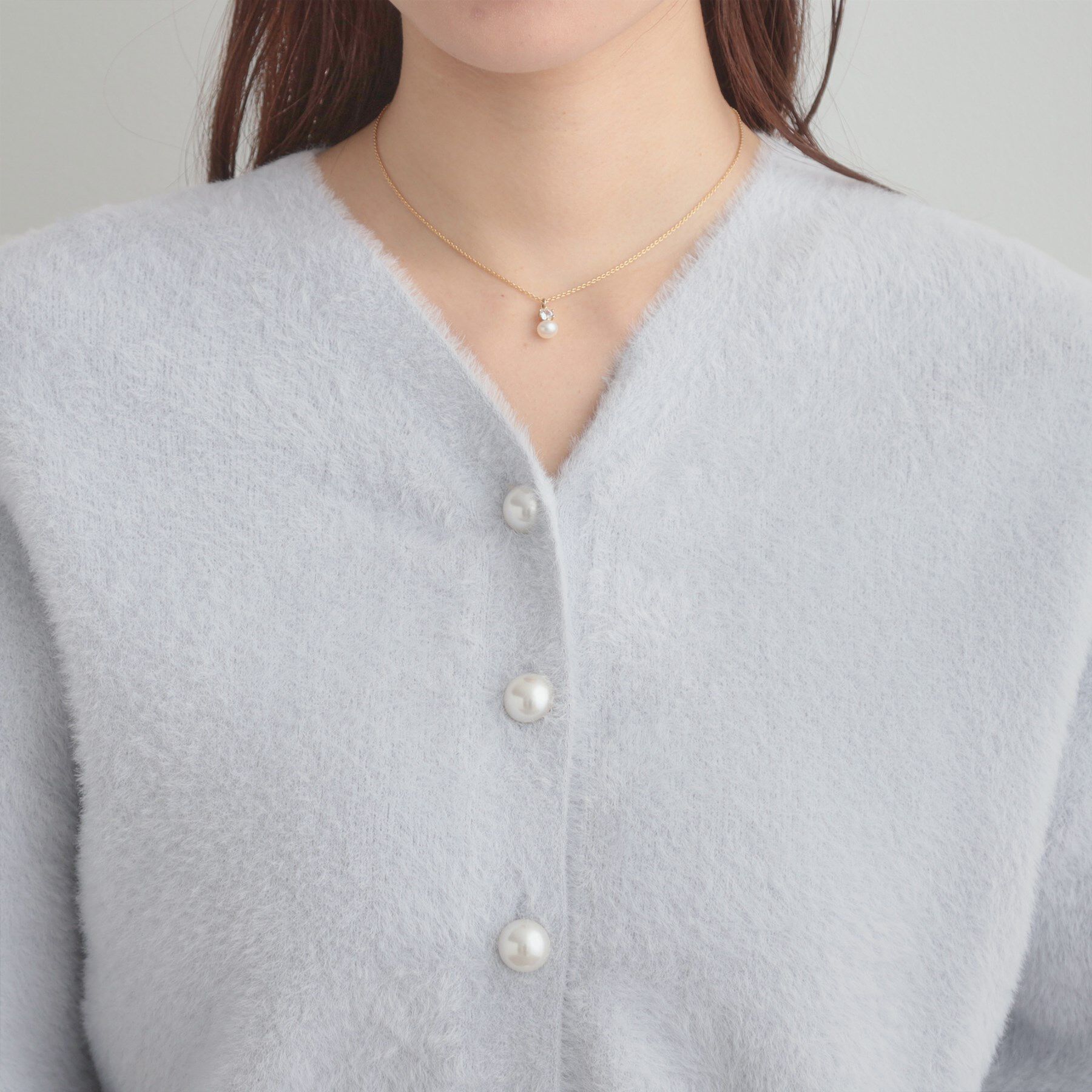 Couture broach「【前後2WAY】Springフェザーカーデトップス」|カーディガン|