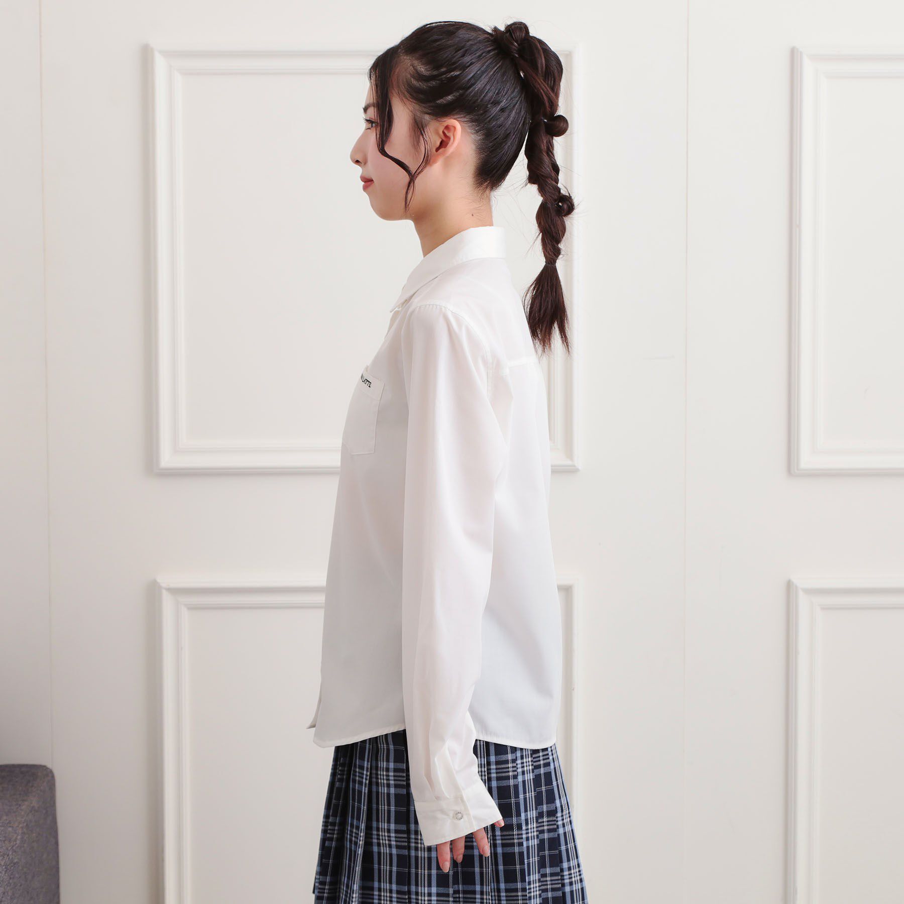 PINK-latte「【2026年入卒・セレモニー・卒服】ベーシックシャツ」|シャツ・ブラウス|