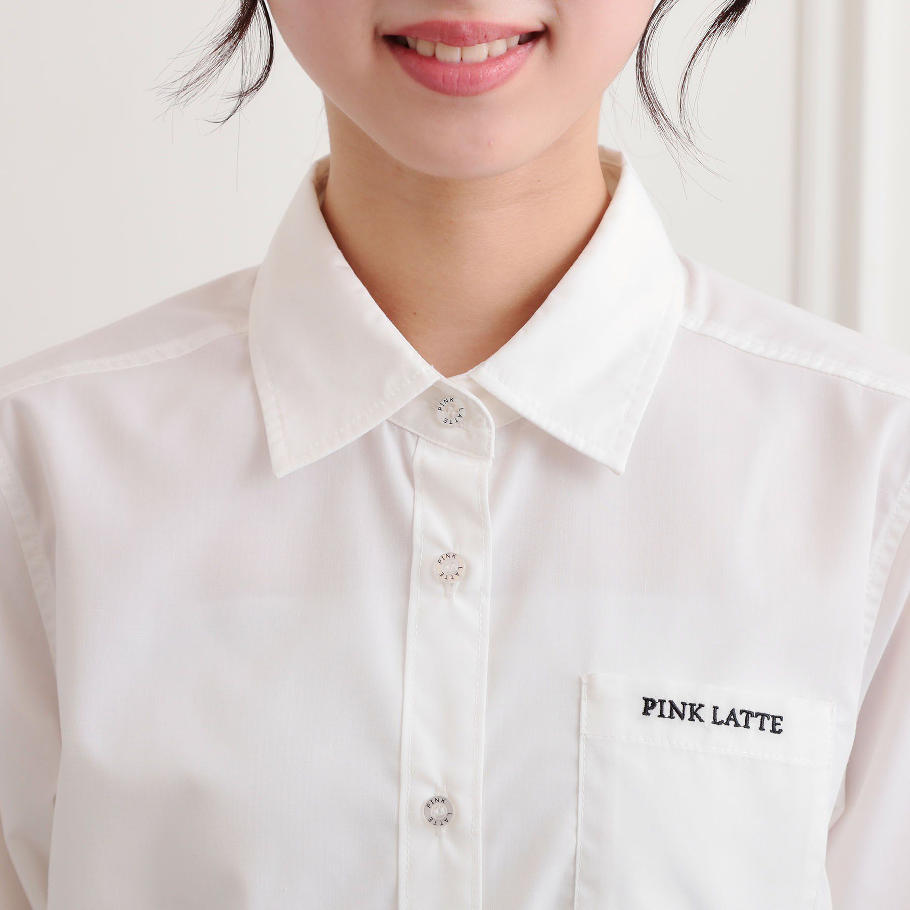 PINK-latte「【2026年入卒・セレモニー・卒服】ベーシックシャツ」|シャツ・ブラウス|