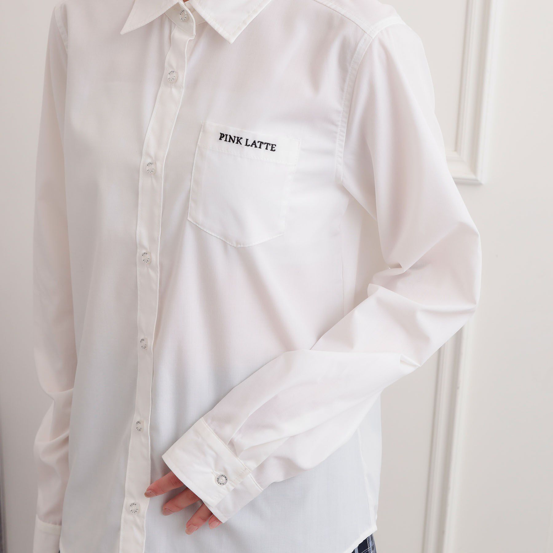 PINK-latte「【2026年入卒・セレモニー・卒服】ベーシックシャツ」|シャツ・ブラウス|