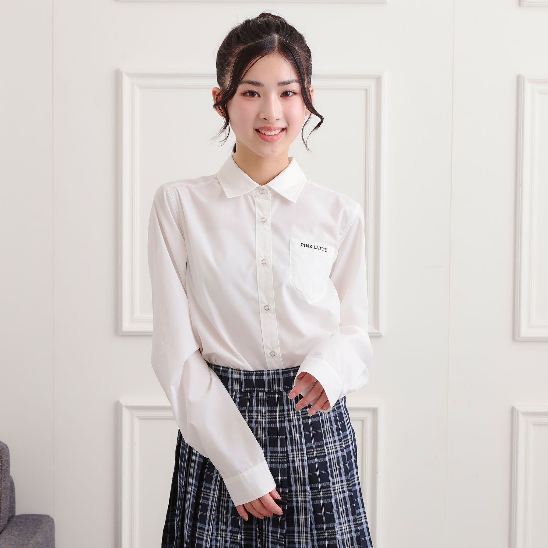 PINK-latte「【2026年入卒・セレモニー・卒服】ベーシックシャツ」|シャツ・ブラウス|