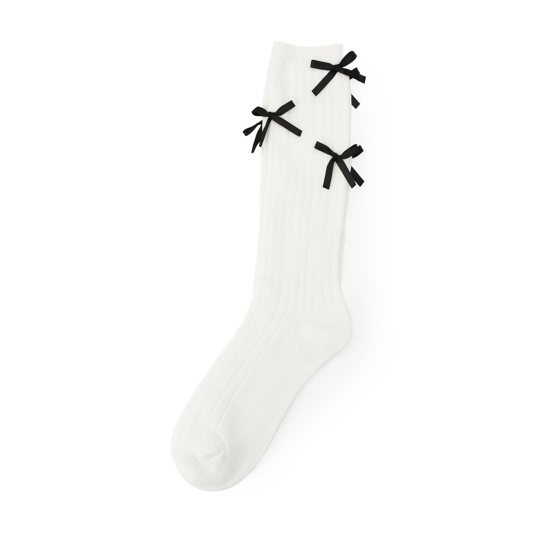 PINK-latte「【30cm丈】リボンルーズソックス」|ソックス|