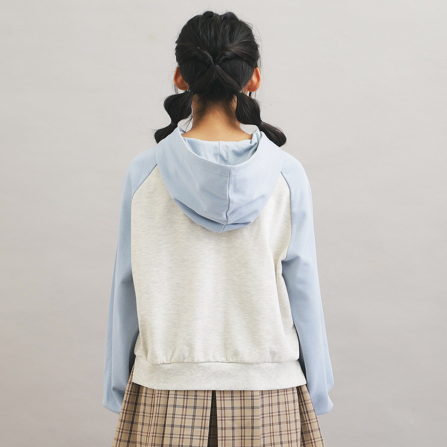 PINK-latte「ラグランラインストーンパーカ」|パーカー|