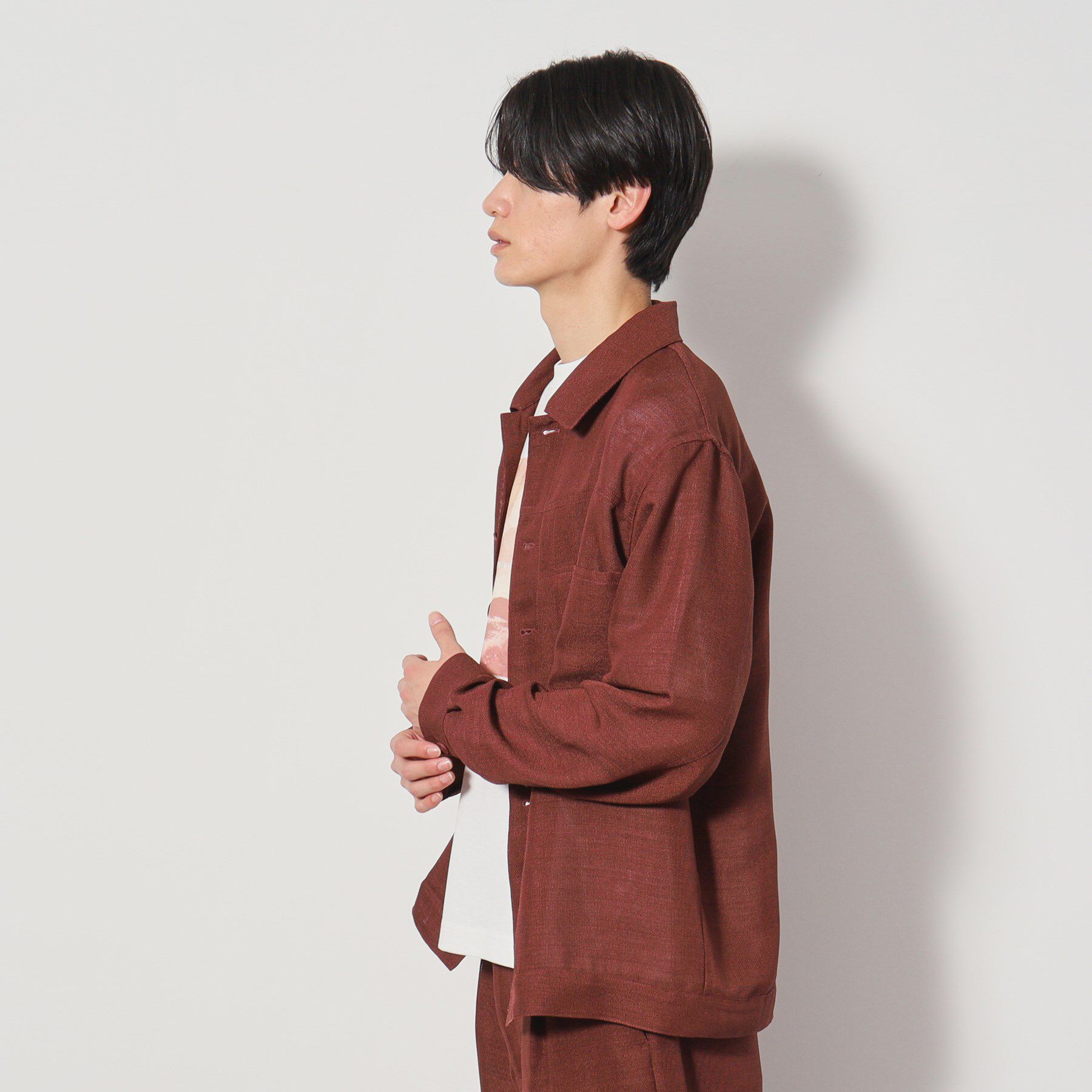 THE SHOP TK「パナマメッシュトラッカージャケット セットアップ可」|ブルゾン・スタジャン|