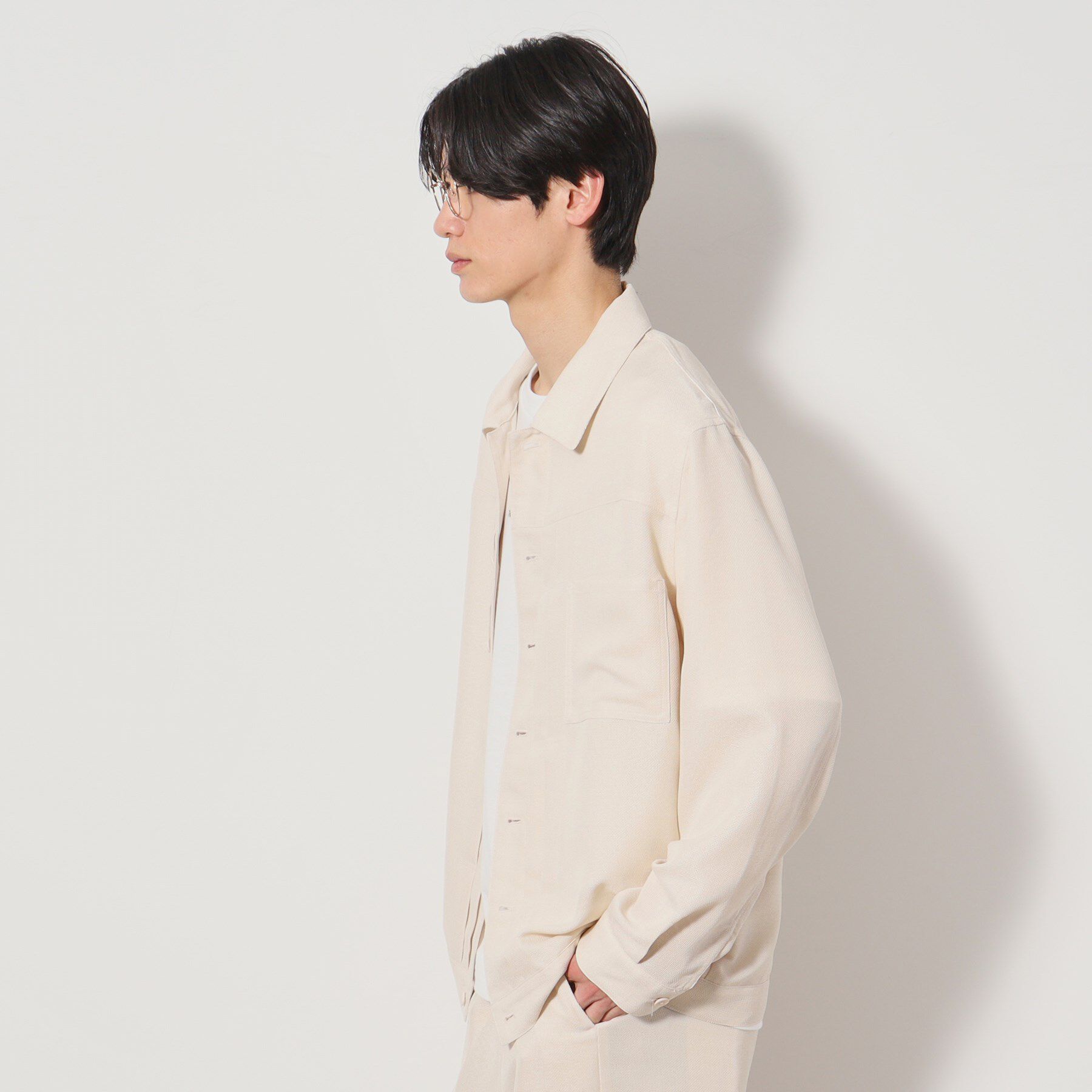 THE SHOP TK「パナマメッシュトラッカージャケット セットアップ可」|ブルゾン・スタジャン|