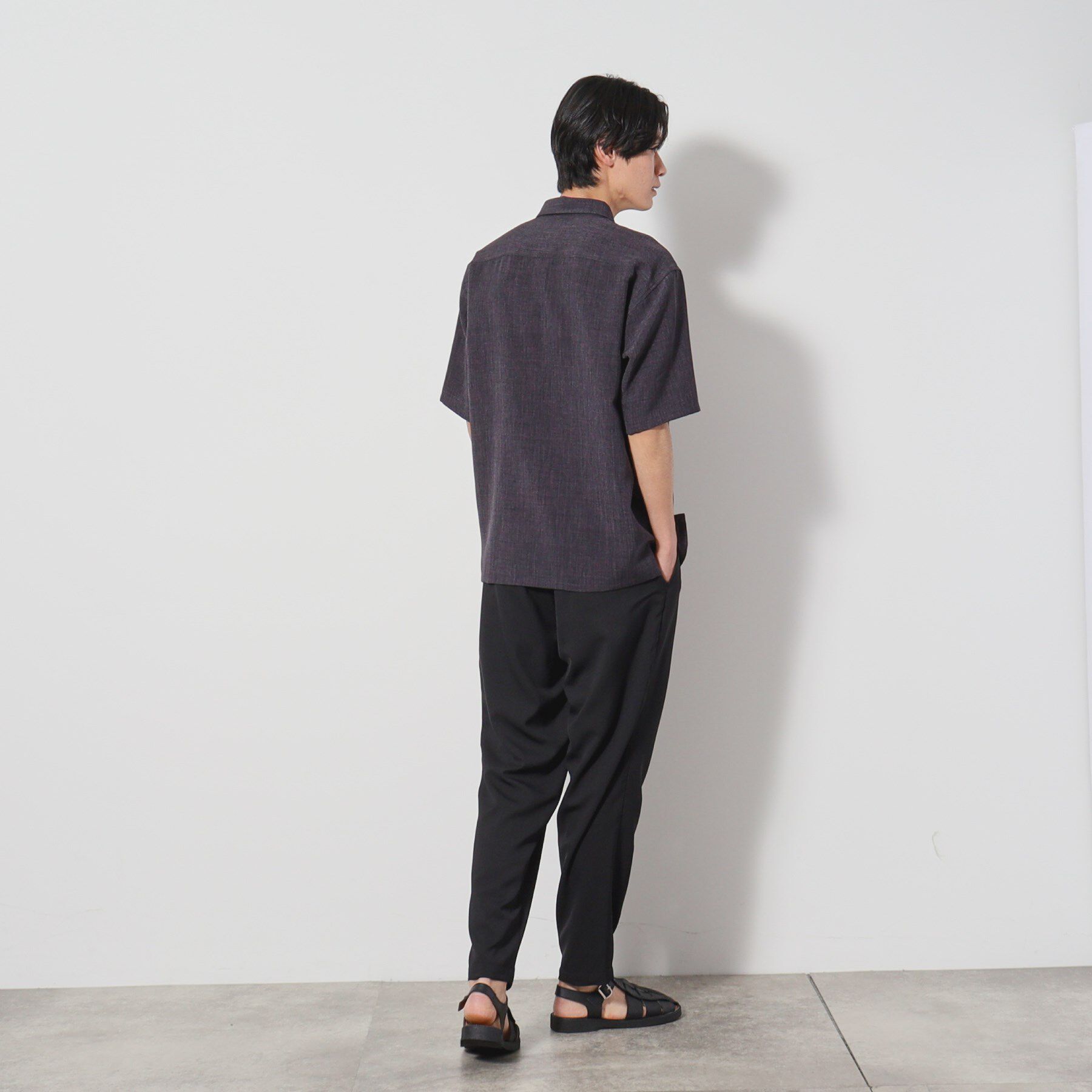 THE SHOP TK「リネンライク半袖シャツ セットアップ可」|シャツ・ブラウス|