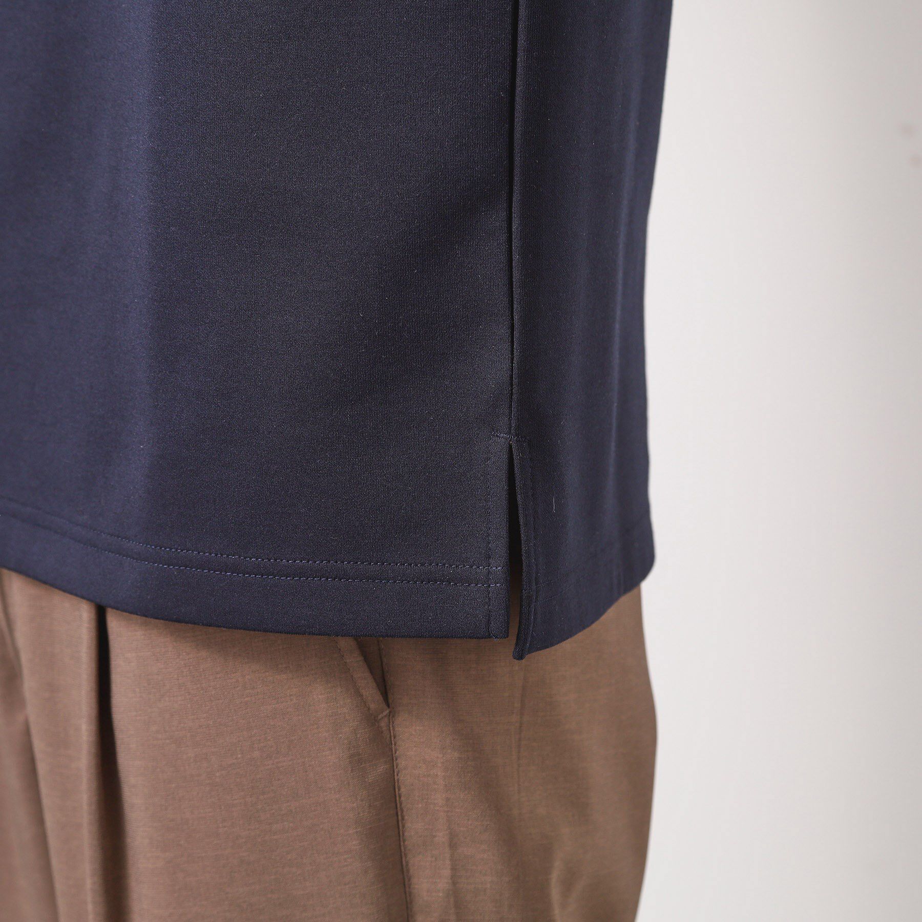 THE SHOP TK「ダブルフェイス半袖Tシャツ　【洗濯機OK】」|Tシャツ・カットソー|