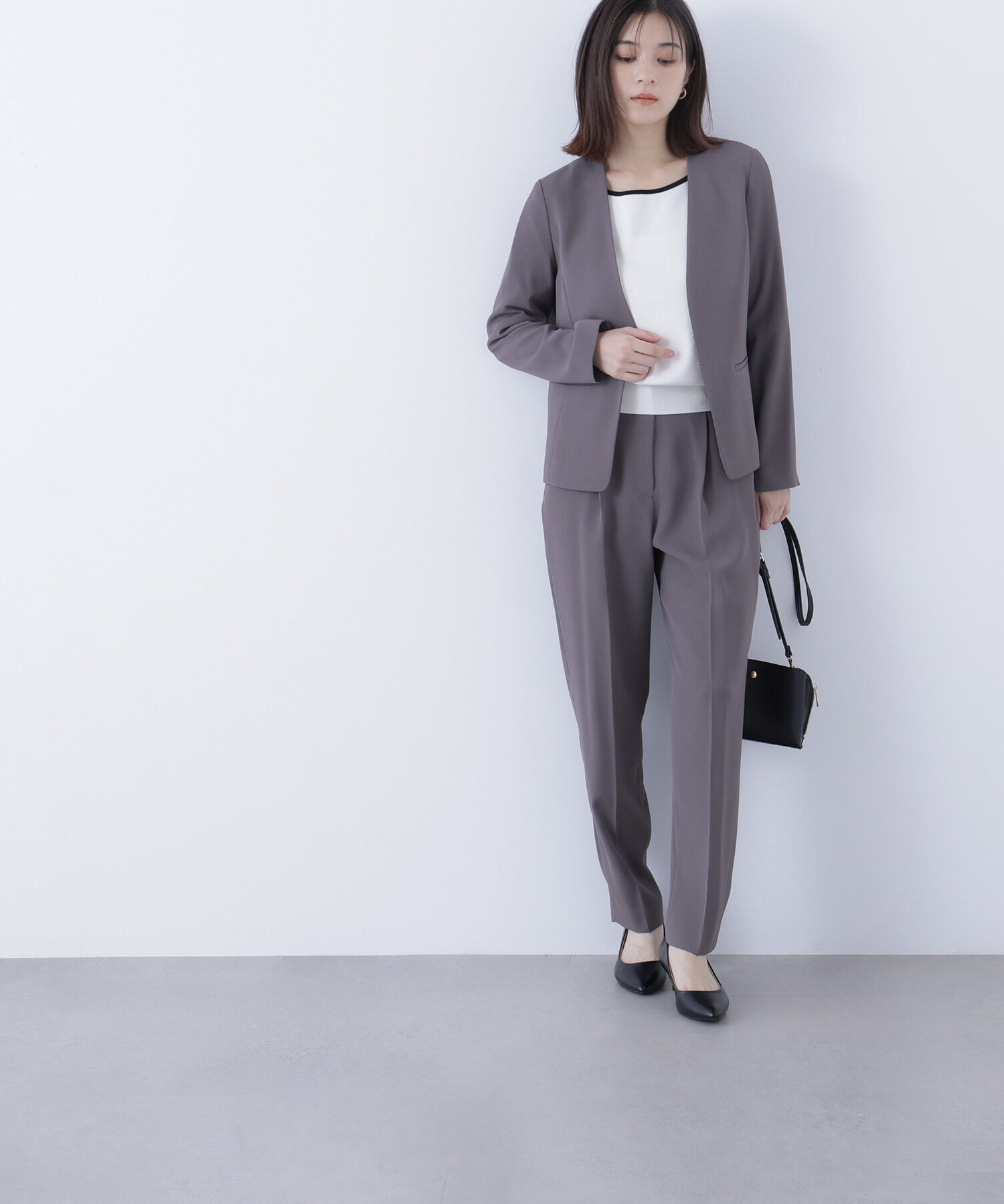  「ストレッチツイルセットアップシリーズ テーパードパンツ」|その他|