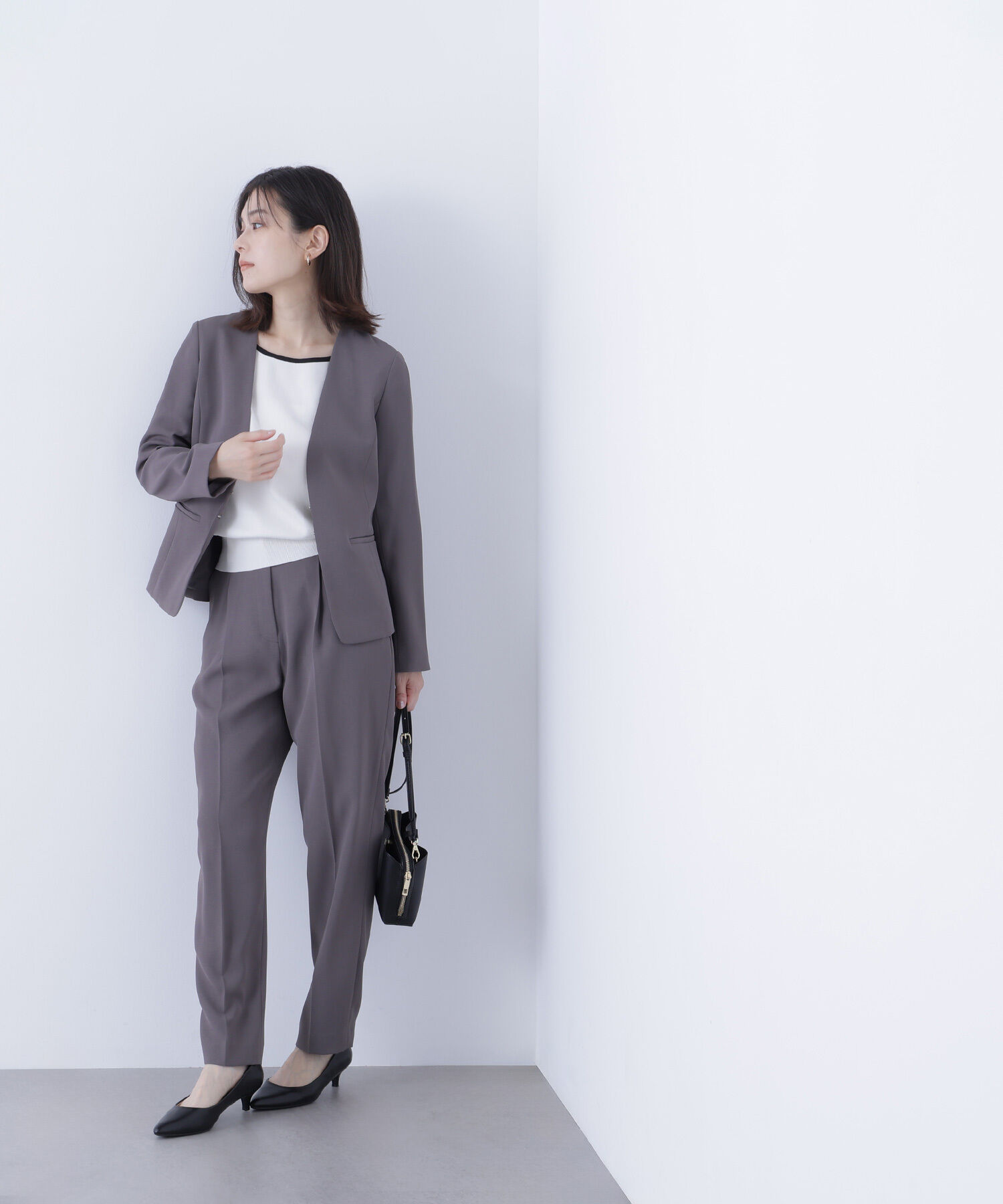  「ストレッチツイルセットアップシリーズ テーパードパンツ」|その他|