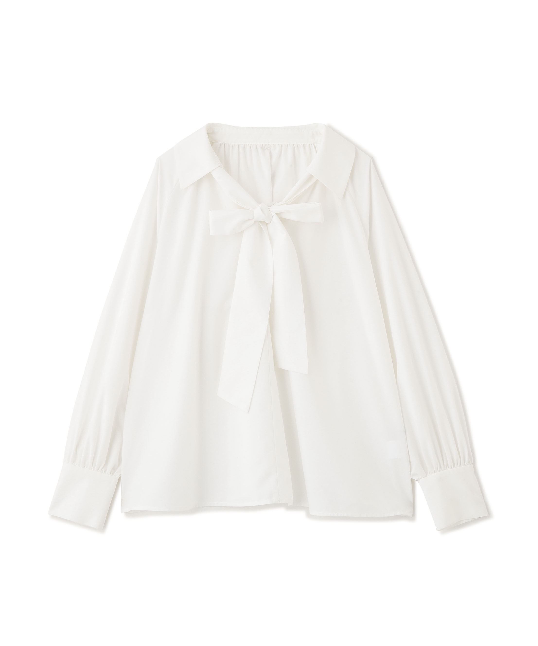  「スキッパーリボンタイブラウス」|シャツ・ブラウス|