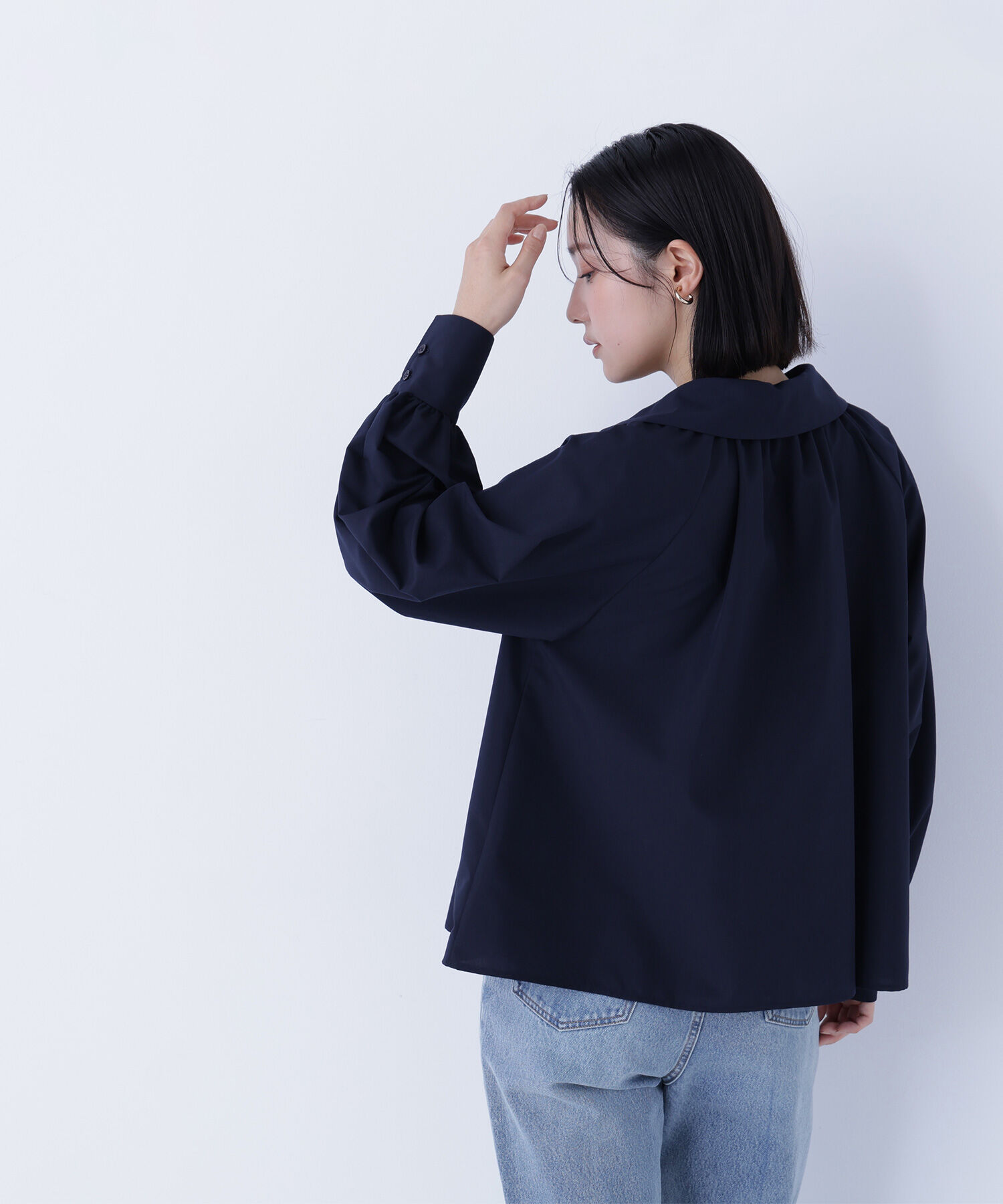  「スキッパーリボンタイブラウス」|シャツ・ブラウス|