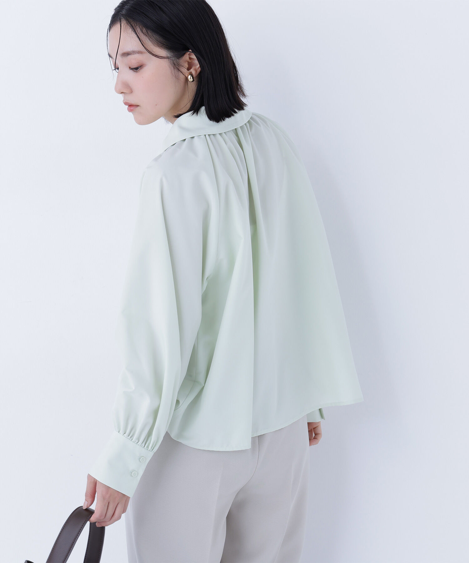  「スキッパーリボンタイブラウス」|シャツ・ブラウス|