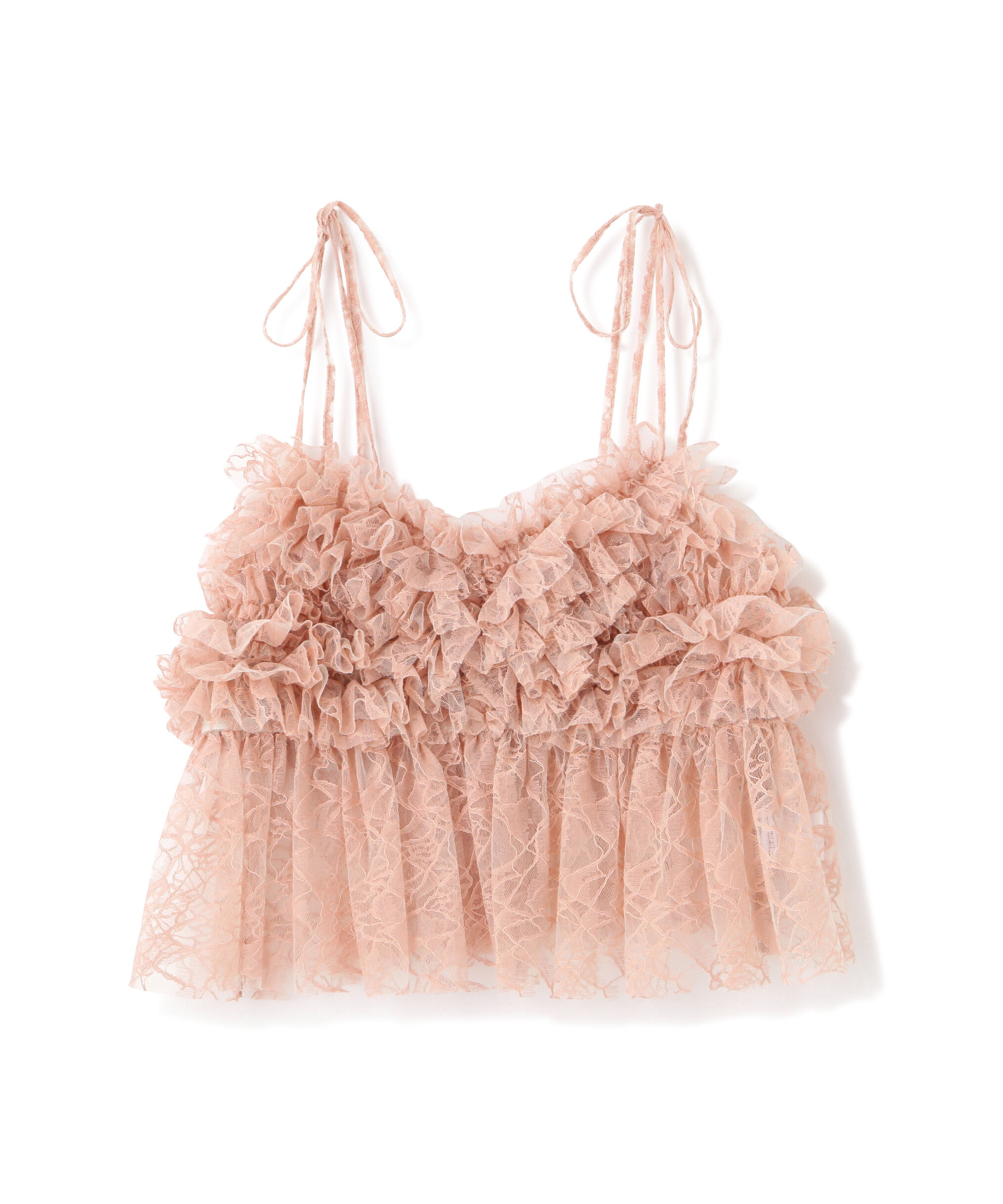  「フリルレースキャミ」|シャツ・ブラウス|