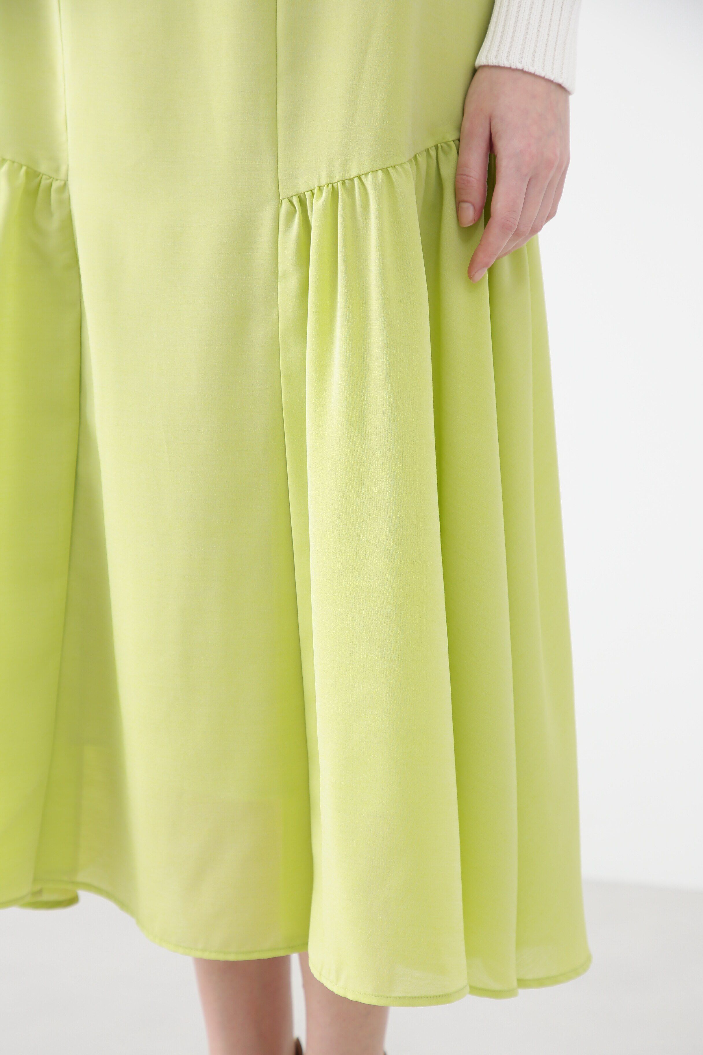  「ローンギャザーフレアスカート」|スカート|