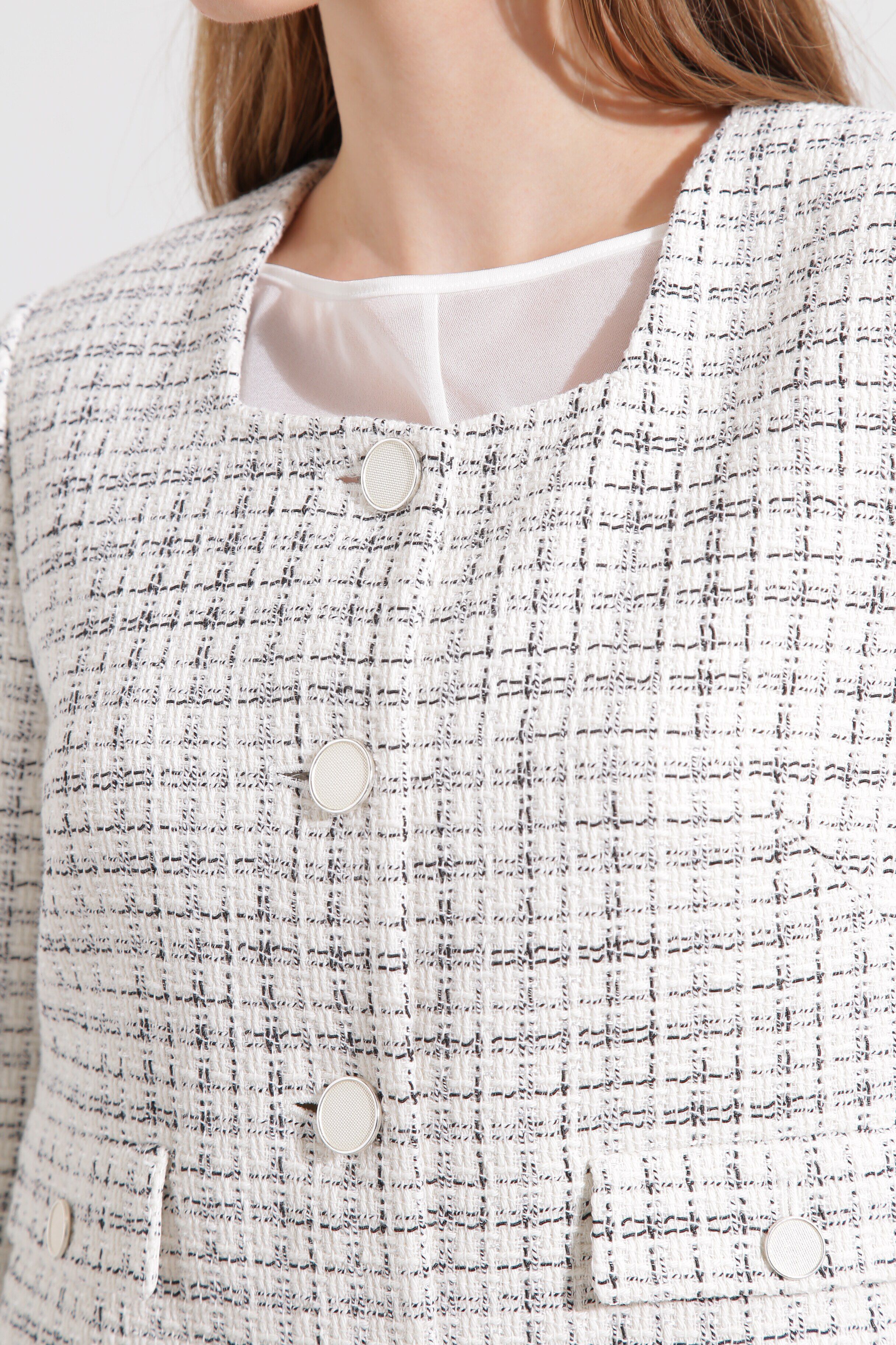  「◆スクエアーネックツイードジャケット」|その他|