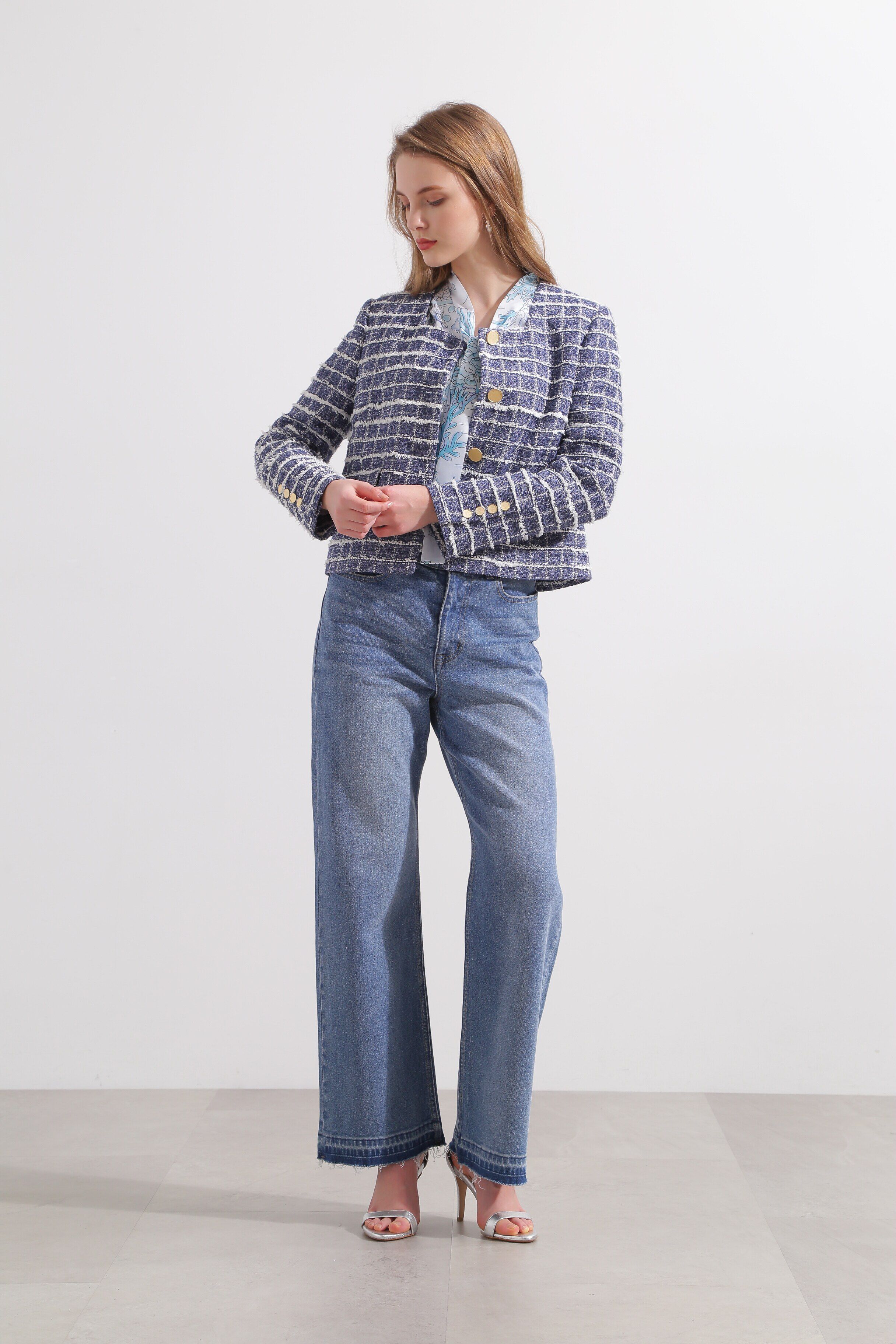  「◆スクエアーネックツイードジャケット」|その他|