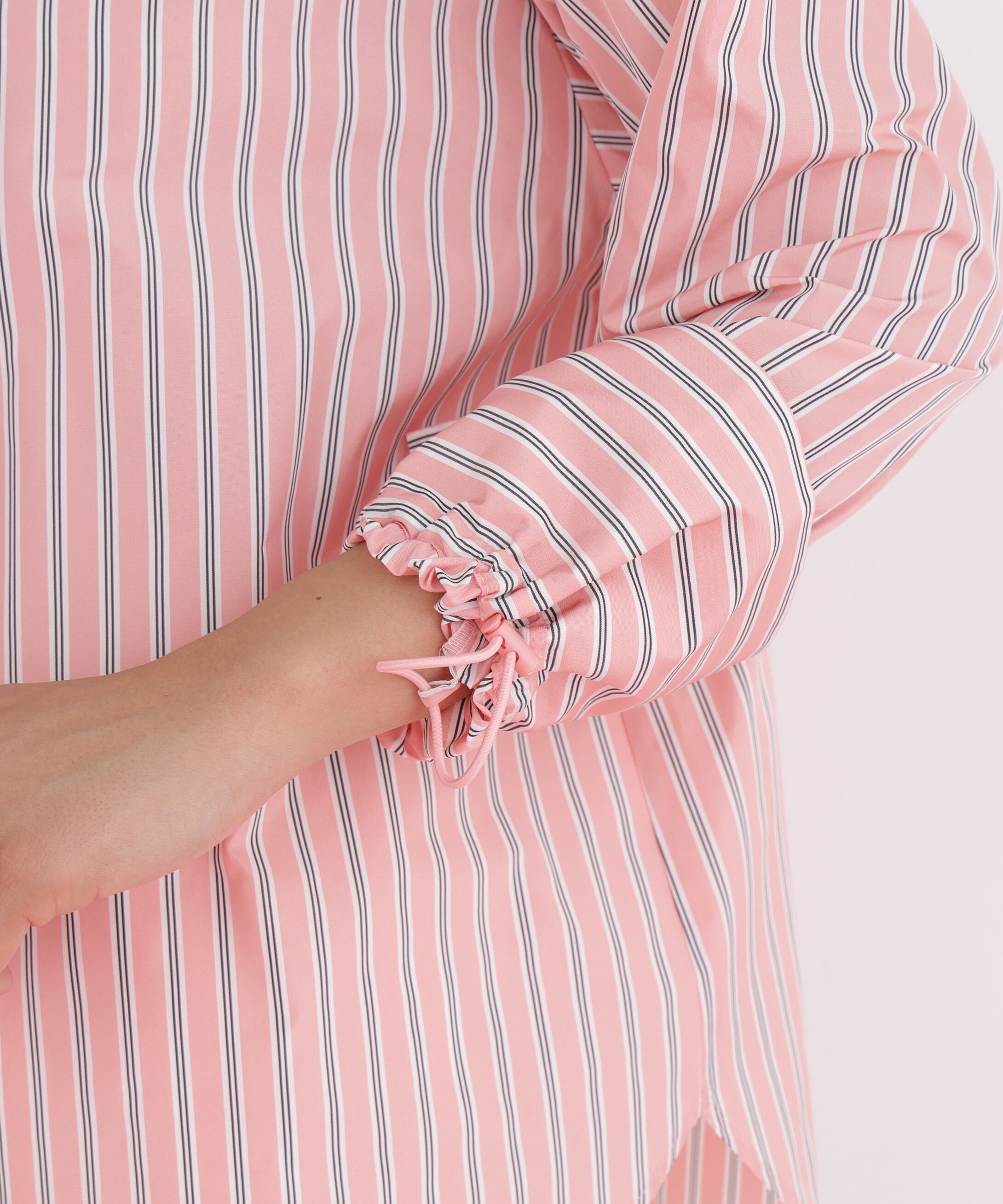  「ストライプタイネックシャツ」|シャツ・ブラウス|