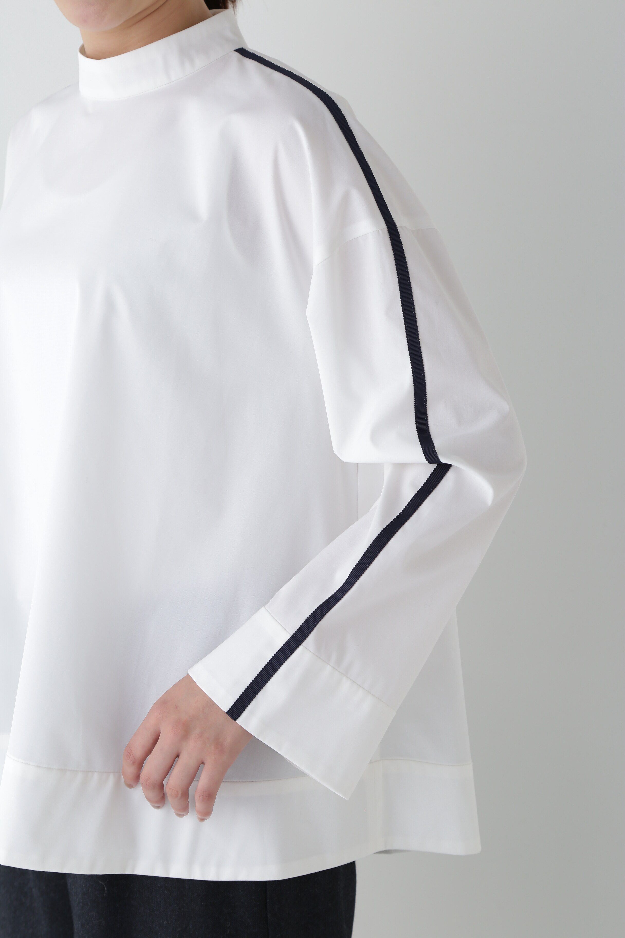  「◆タイプライターライン入ボリュームブラウス」|シャツ・ブラウス|