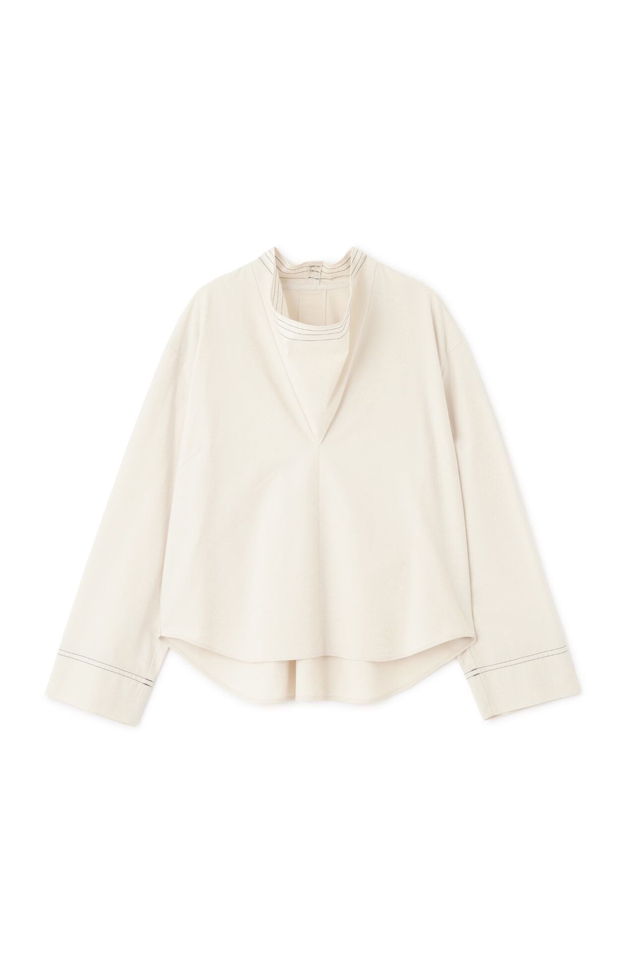  「◆OGC/キュプラバーバリーニュアンスネックプルオーバー」|シャツ・ブラウス|