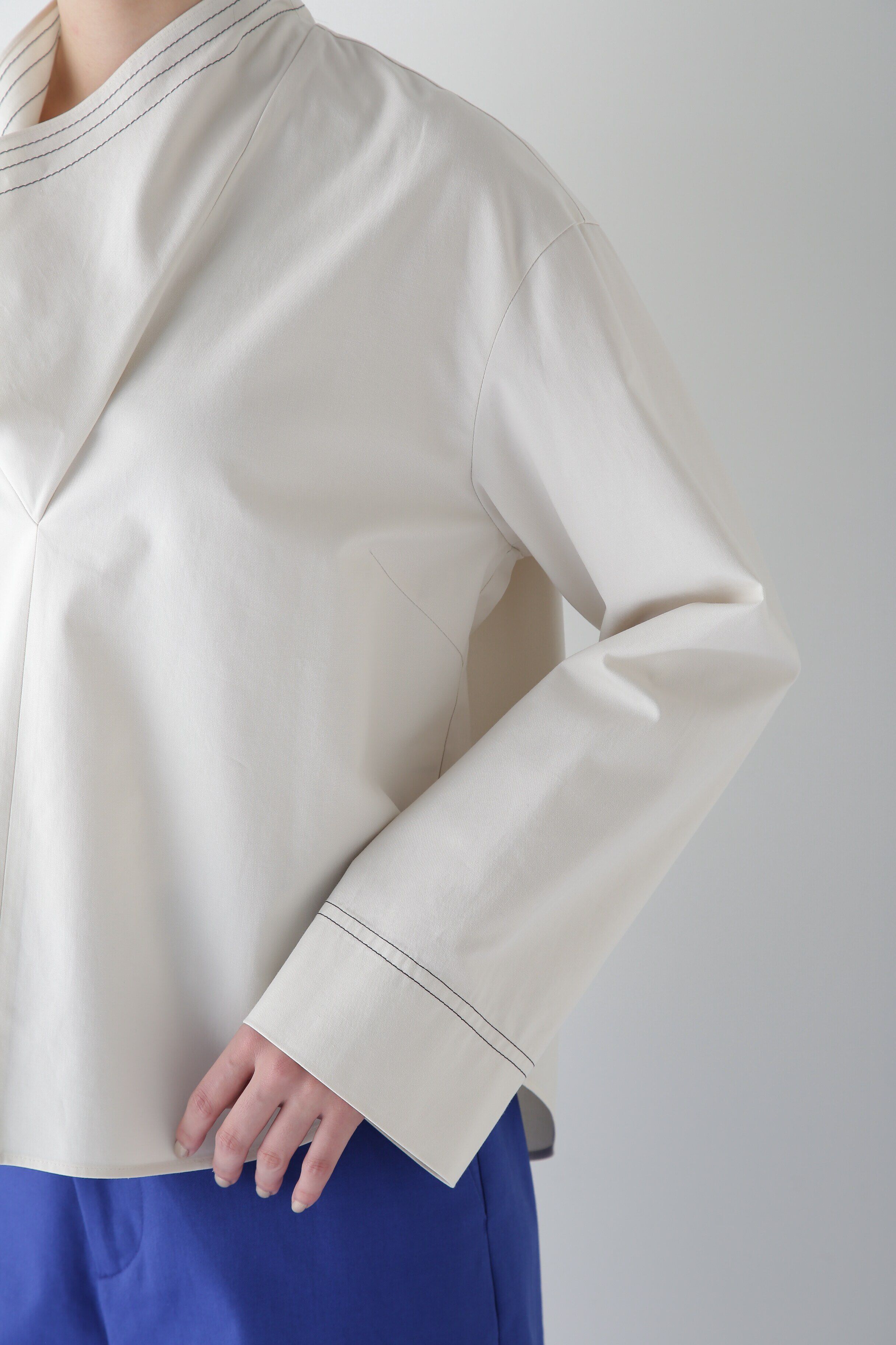  「◆OGC/キュプラバーバリーニュアンスネックプルオーバー」|シャツ・ブラウス|