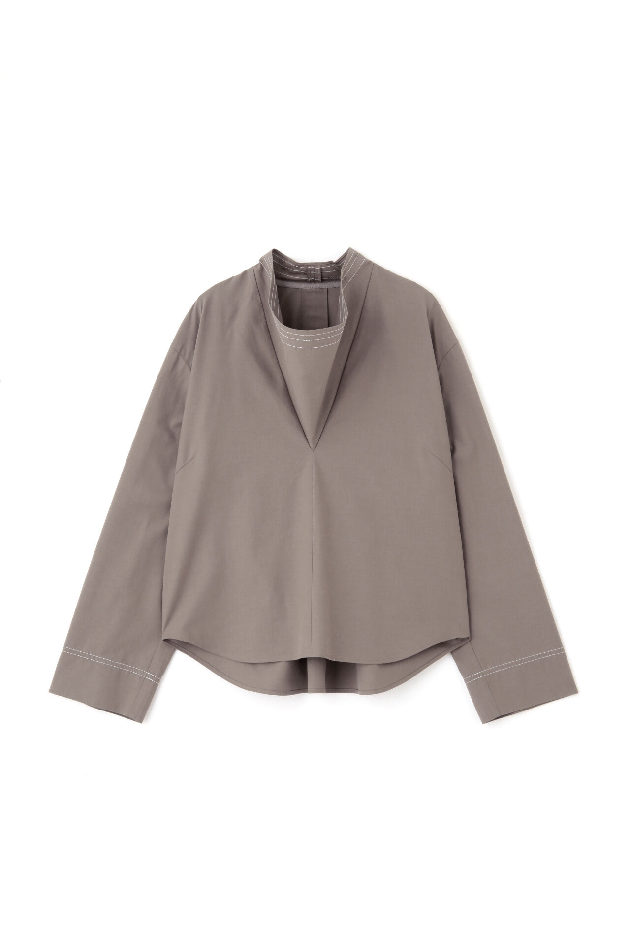  「◆OGC/キュプラバーバリーニュアンスネックプルオーバー」|シャツ・ブラウス|