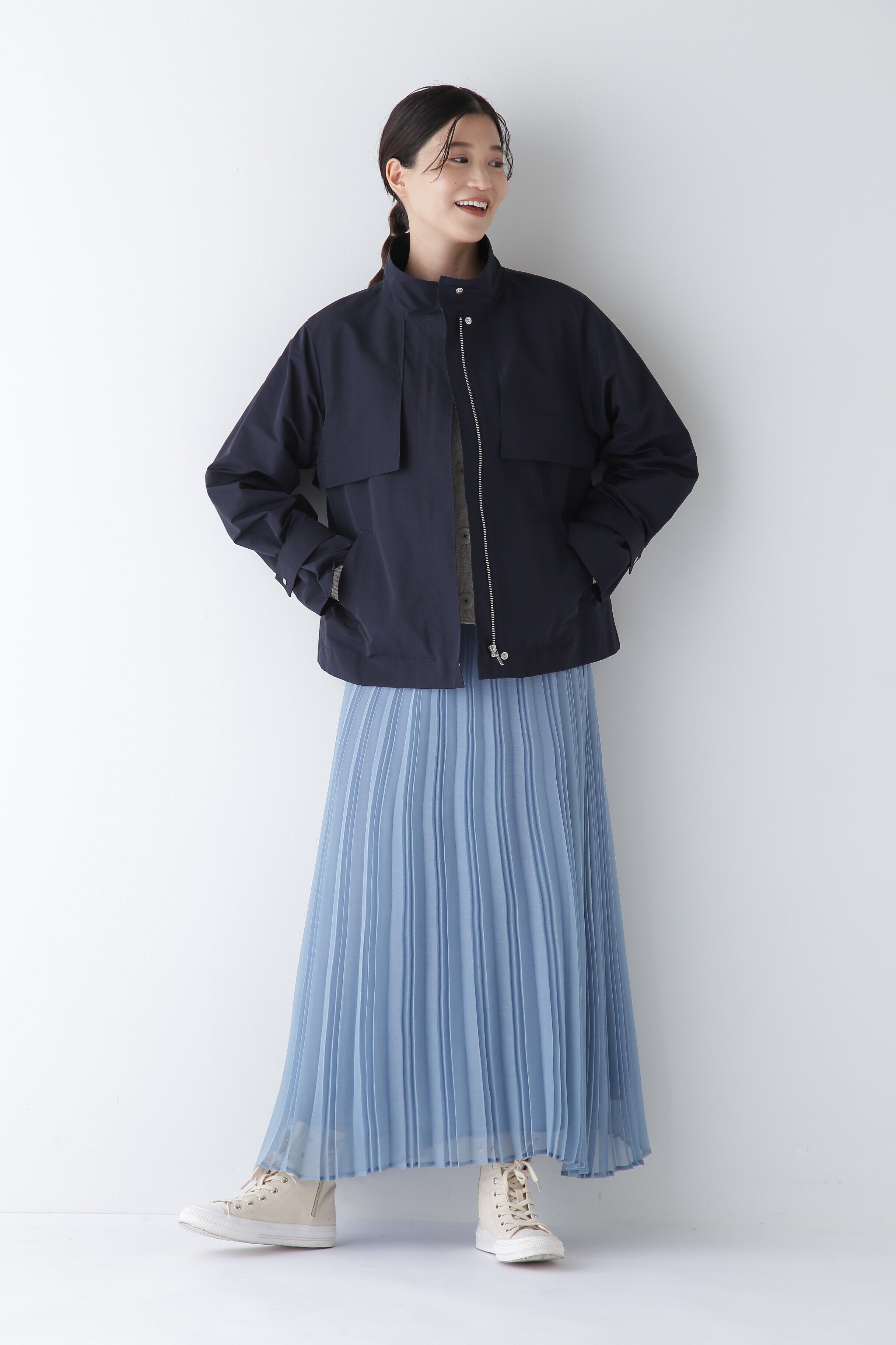  「◆スパンボイルアコーディオンプリーツスカート」|スカート|