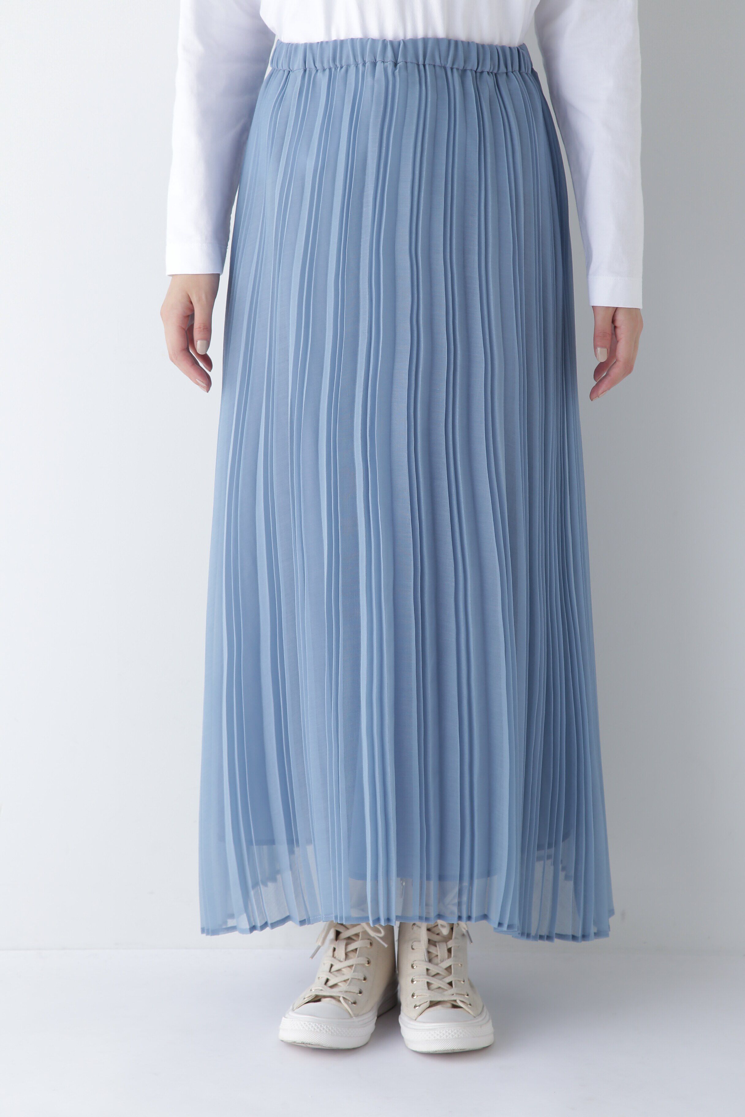  「◆スパンボイルアコーディオンプリーツスカート」|スカート|