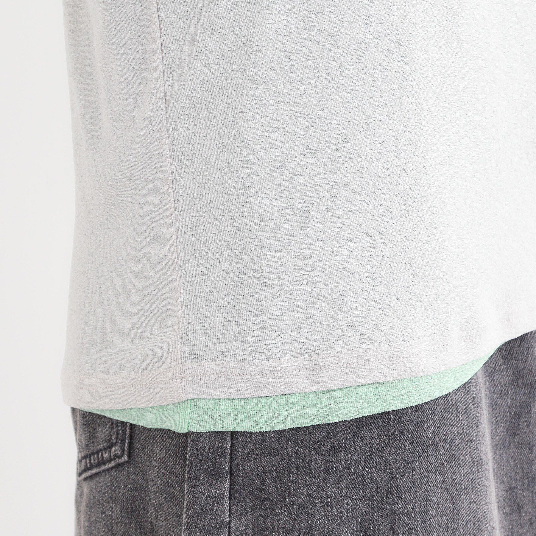 SHOO･LA･RUE「【洗える/S-LL/2点セット】1セットあると便利 シアーレイヤードロンTセット」|その他|