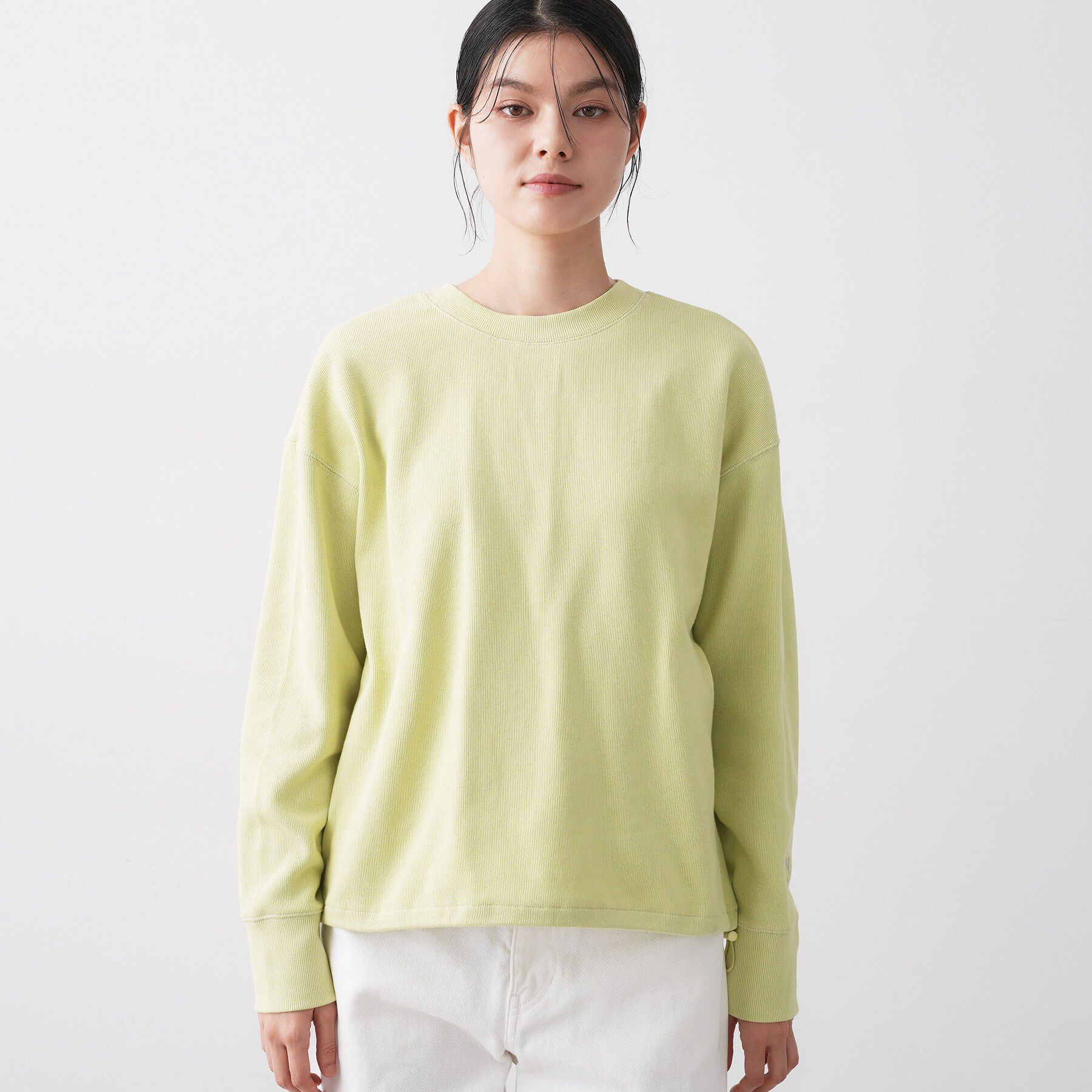 Dessin「【前後2WAY/洗える】ドロストリブカットソー」|Tシャツ・カットソー|