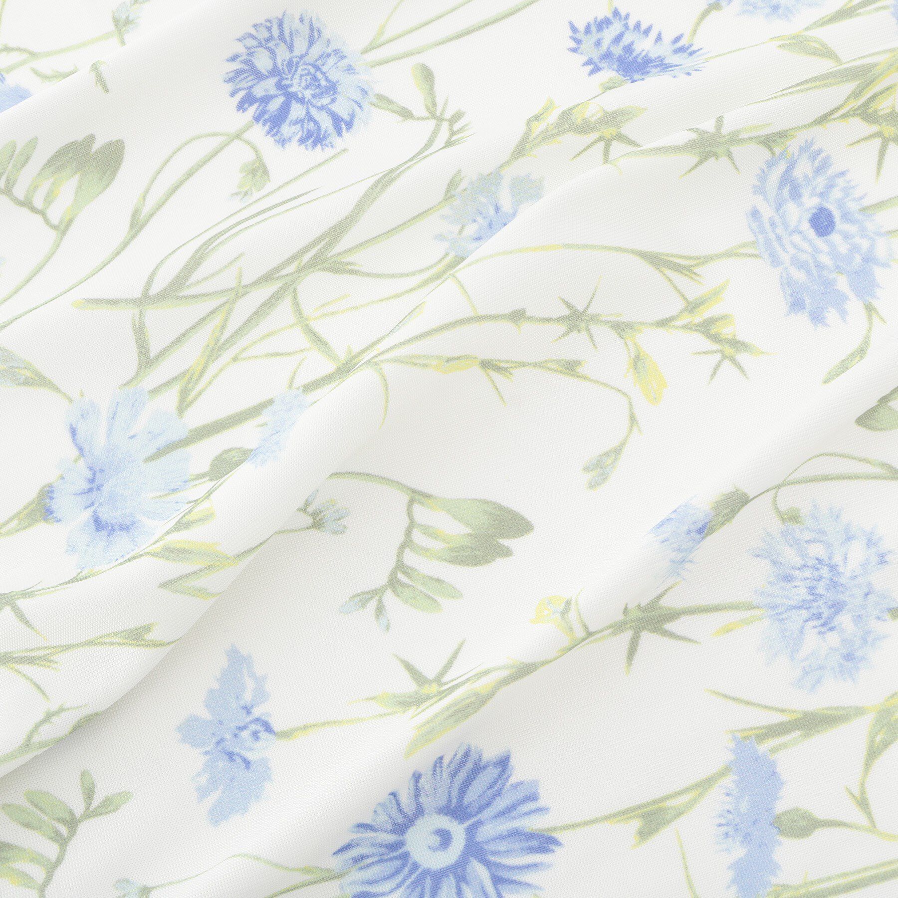 ITS&rsquo;DEMO「【接触冷感／UV／手洗い可】ボタニカル柄ひし形スカーフ」|バンダナ・スカーフ|