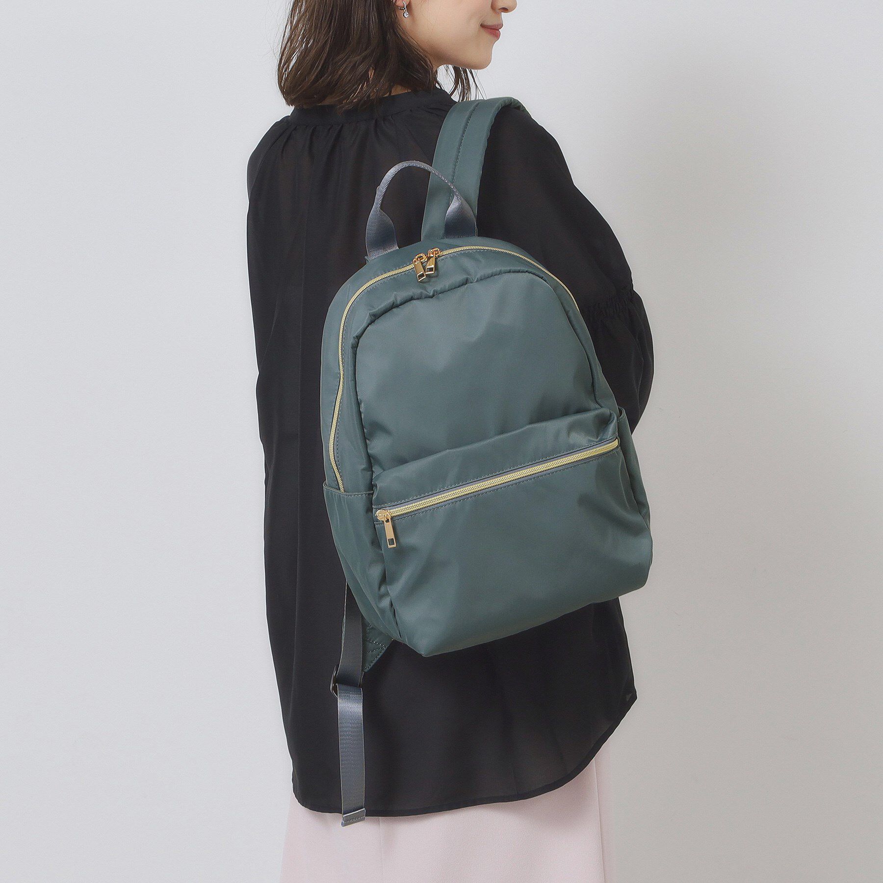 ITS&rsquo;DEMO「【A4／9ポケット】軽量撥水リュック」|リュック|ブルー(092)