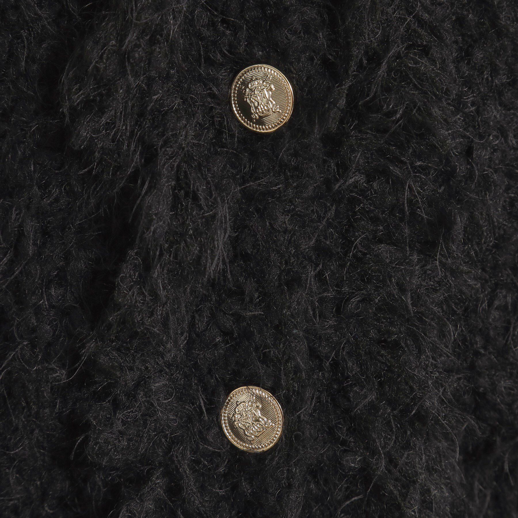 ITS&rsquo;DEMO「ファンシーヤーンニットジャケット」|ノーカラージャケット|