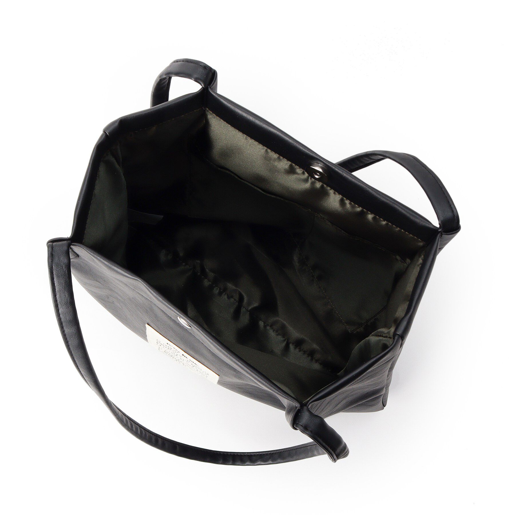 ITS&rsquo;DEMO「【A4対応】合皮ハンドルタックトート」|トートバッグ|