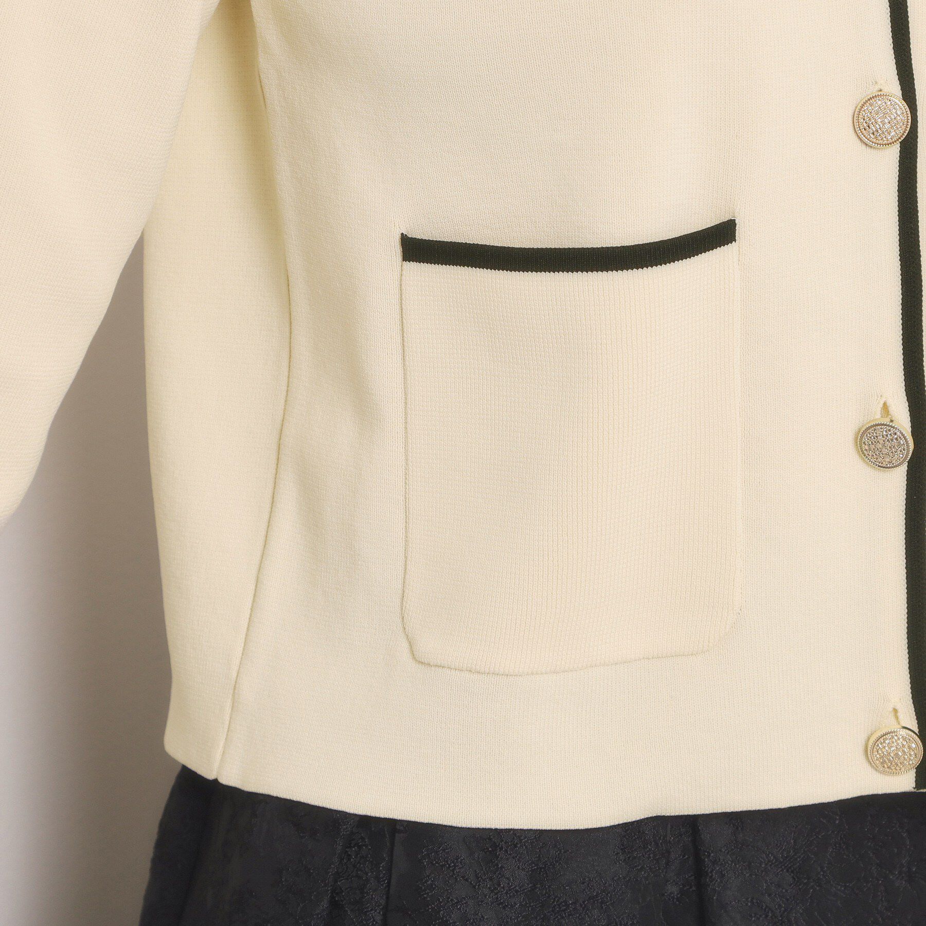 ITS&rsquo;DEMO「【入卒／手洗い可】配色ニットカーディガン」|カーディガン|