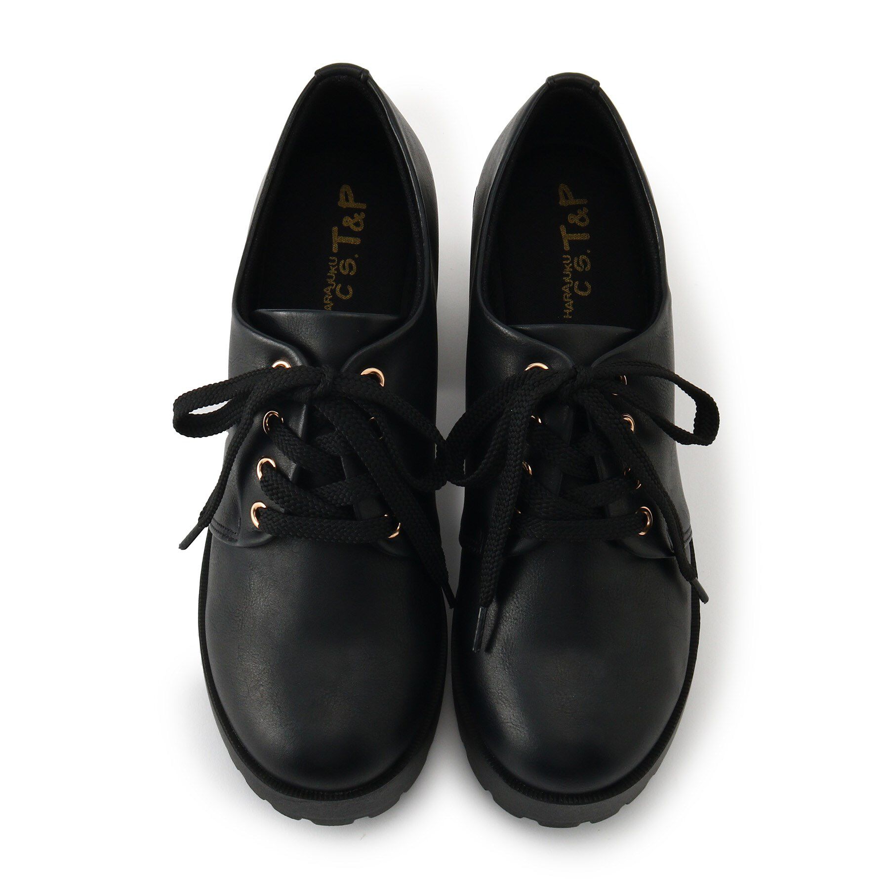 csT&P「厚底レースアップパンプス」|パンプス|