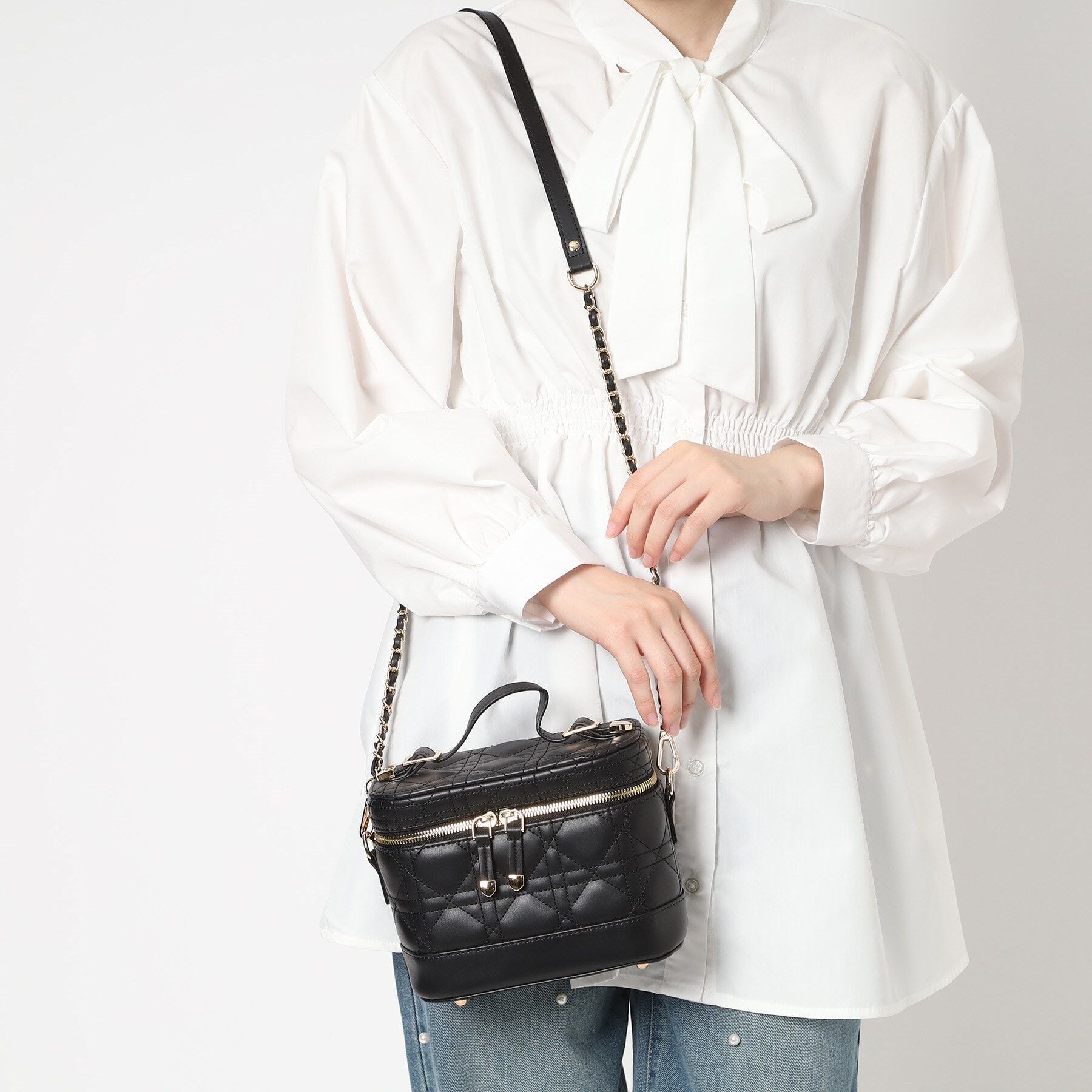 Ober Tashe「キルティングバニティ3WAYショルダー」|ショルダー・メッセンジャー|