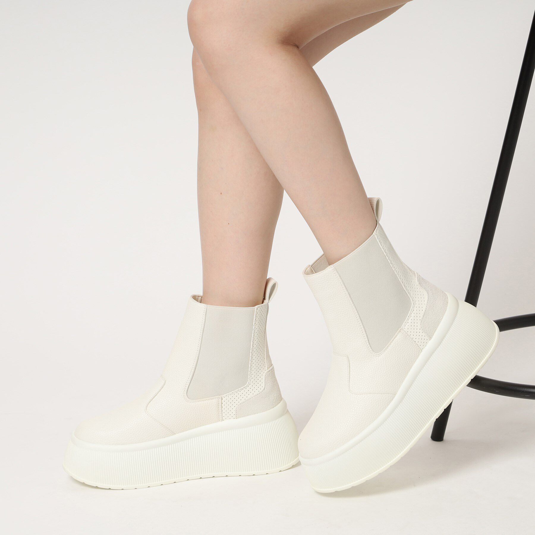 csT&P「厚底サイドゴアブーツ」|ショートブーツ|