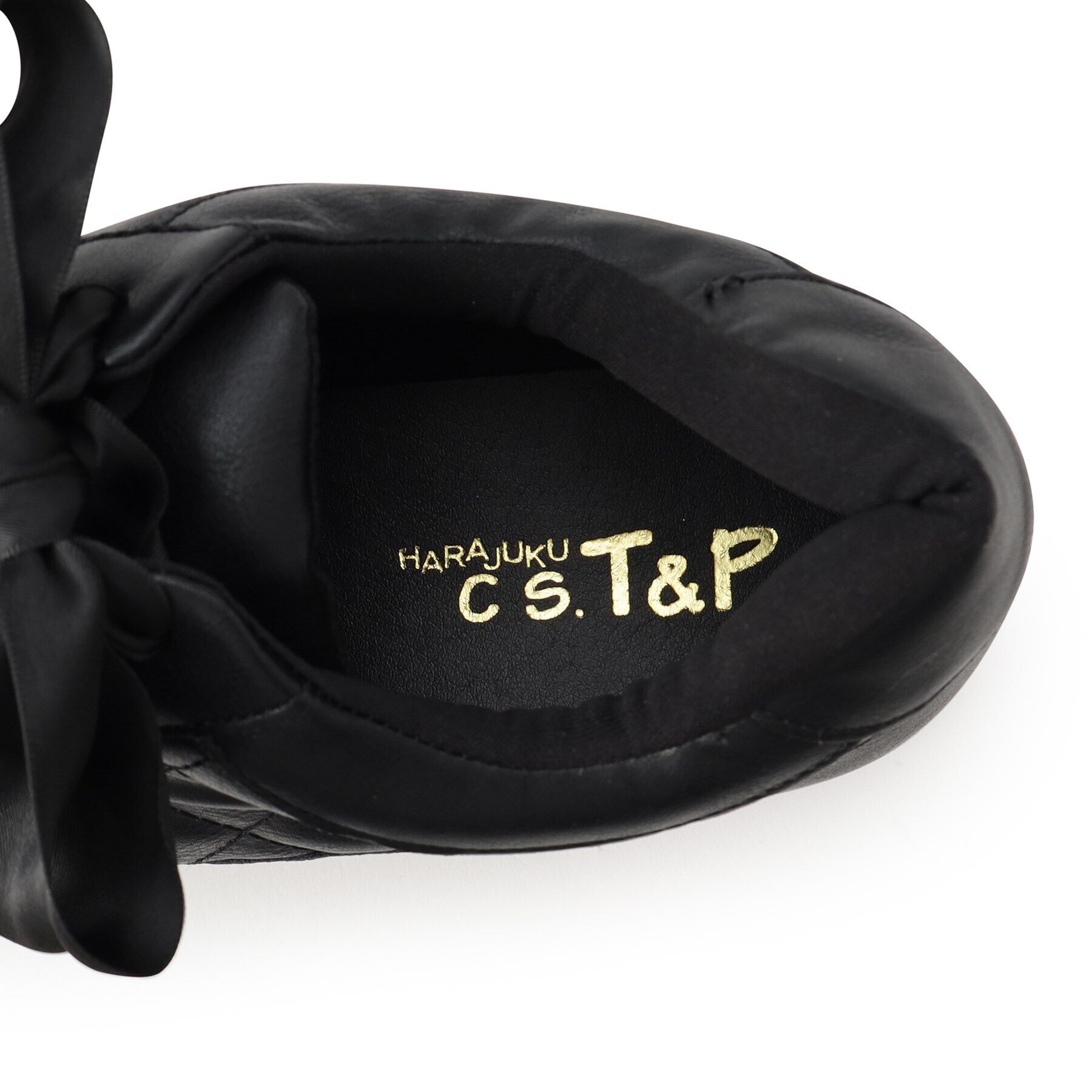 csT&P「厚底キルティングリボン2WAYスニーカー」|スニーカー|