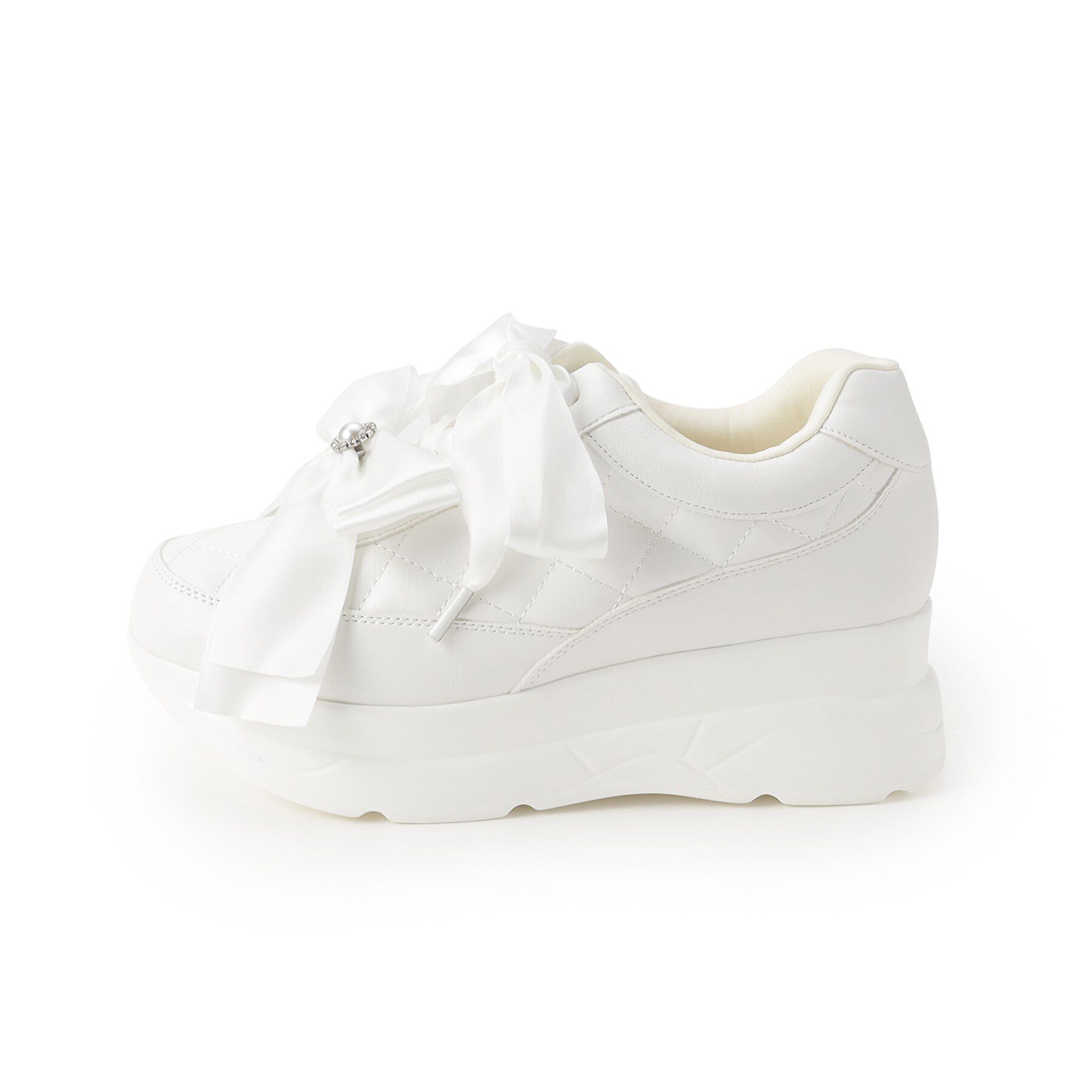 csT&P「厚底キルティングリボン2WAYスニーカー」|スニーカー|