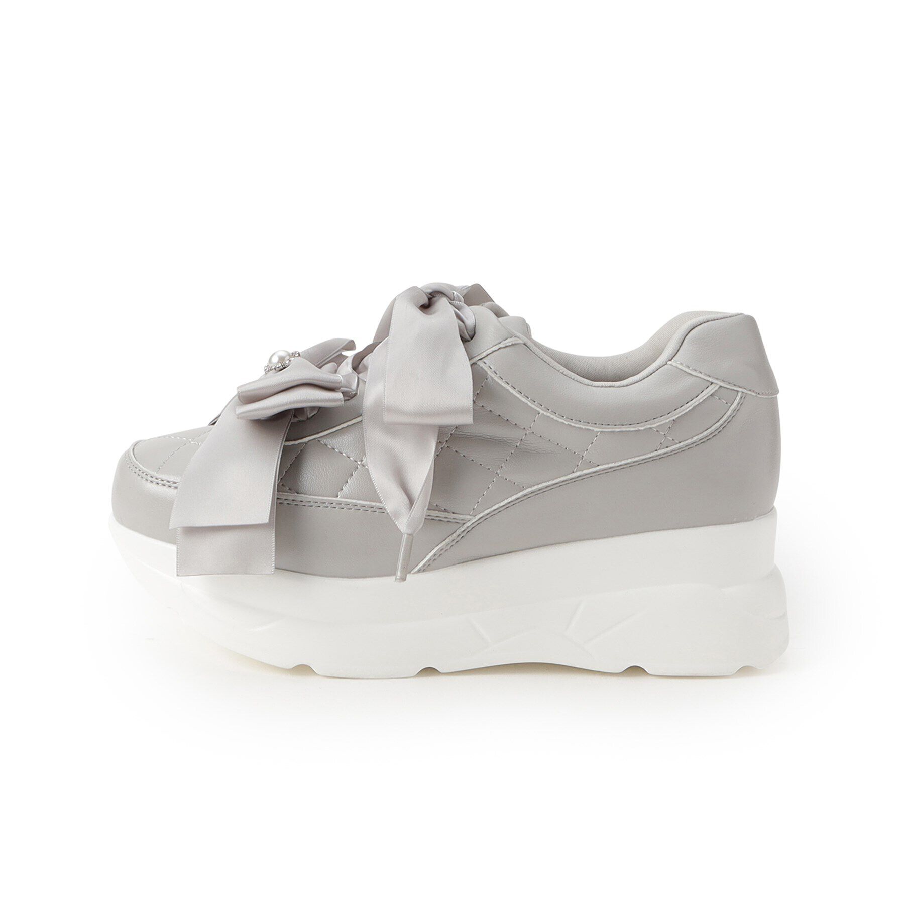 csT&P「厚底キルティングリボン2WAYスニーカー」|スニーカー|