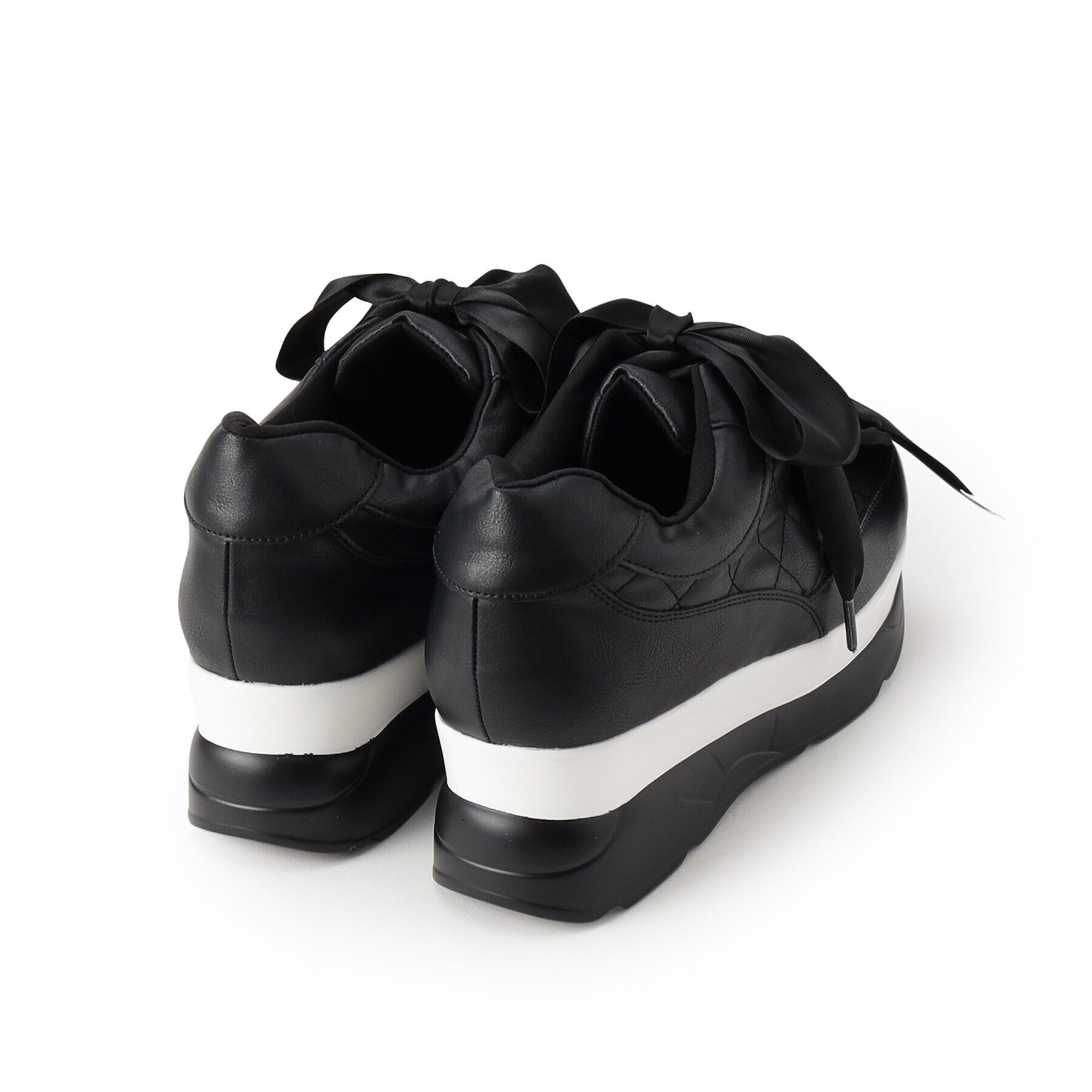 csT&P「厚底キルティングリボン2WAYスニーカー」|スニーカー|