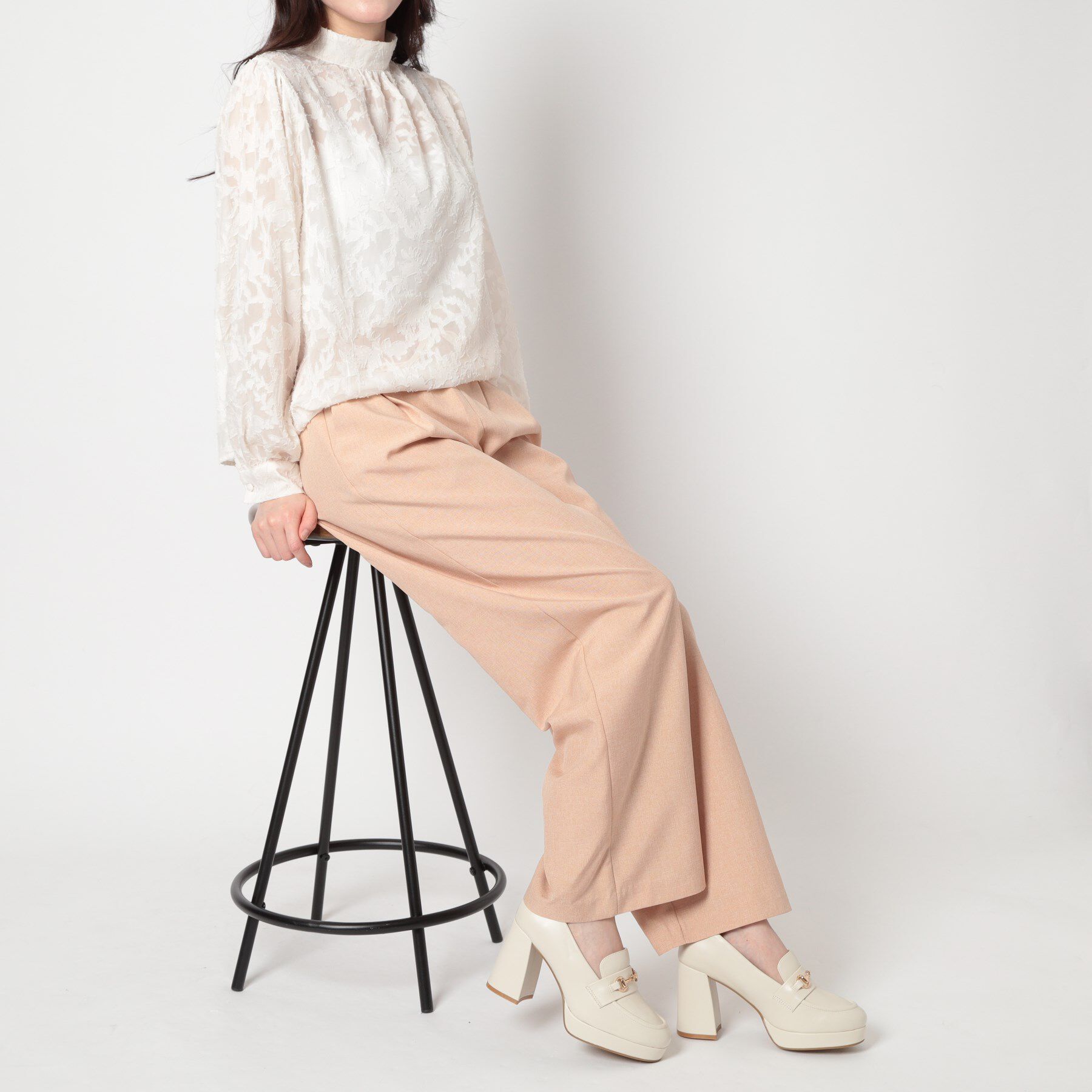 ESPERANZA「厚底ヒールアップローファー」|パンプス|