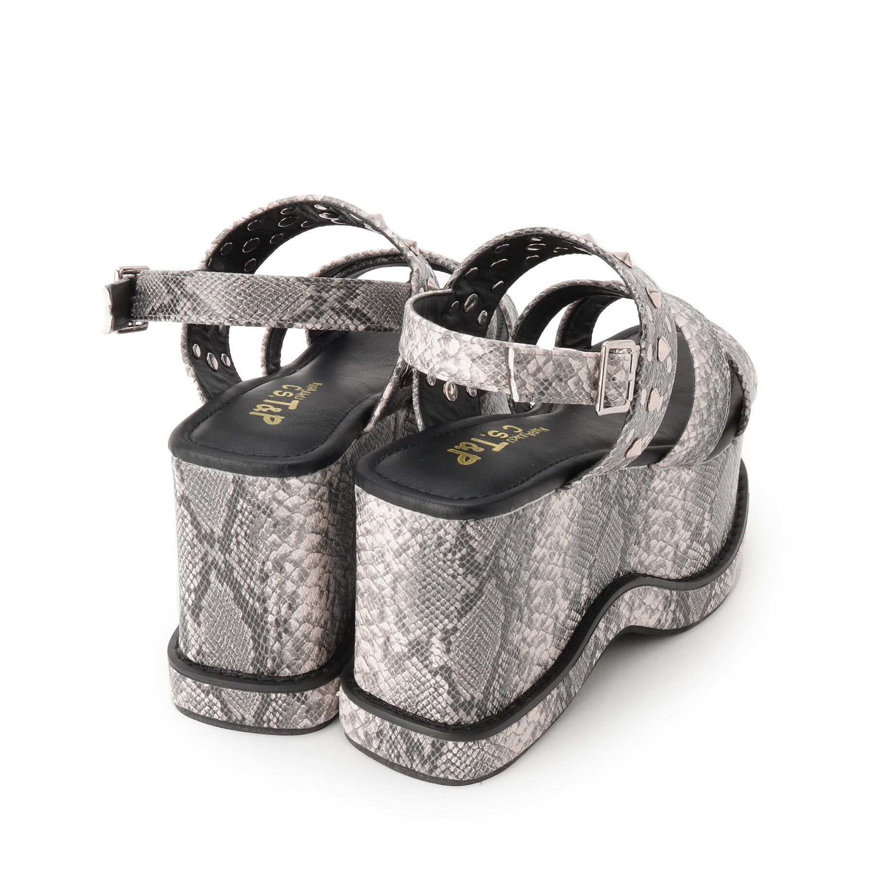 csT&P「厚底スタッズ付きサンダル」|サンダル|