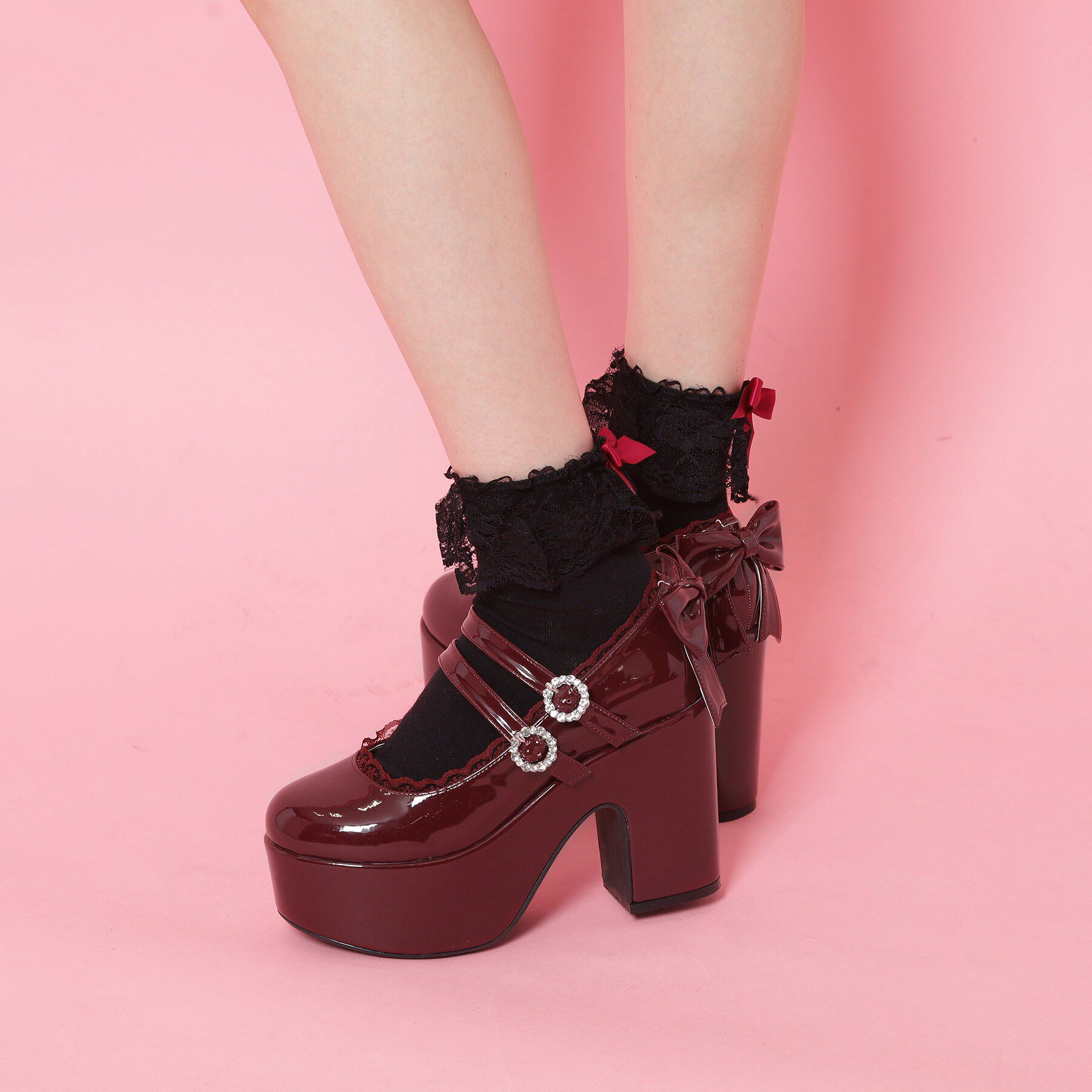 csT&P「厚底バックリボンパンプス」|パンプス|