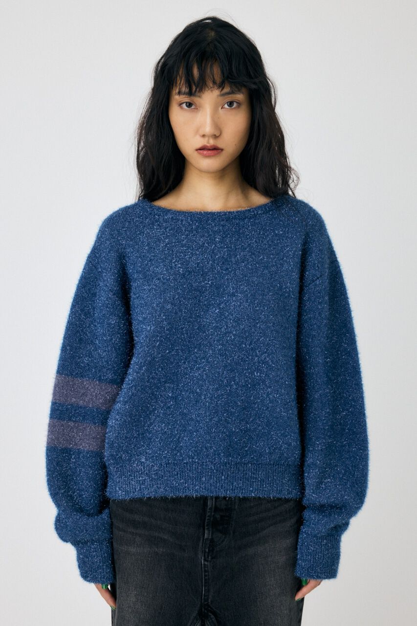 MOUSSY「GLITTER 2WAY ニットトップス」|ニット・セーター|