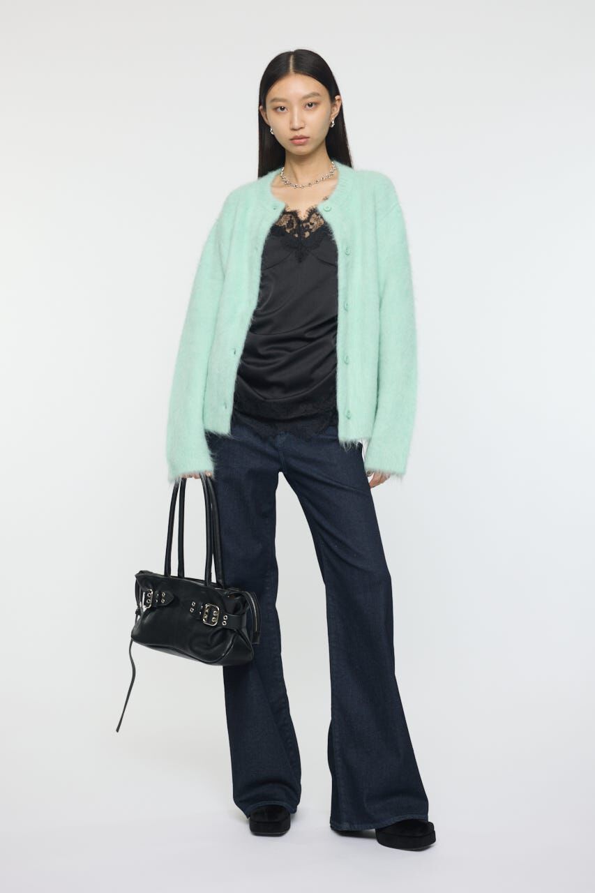 MOUSSY「DOT SATIN CAMI ドレス」|ワンピース|