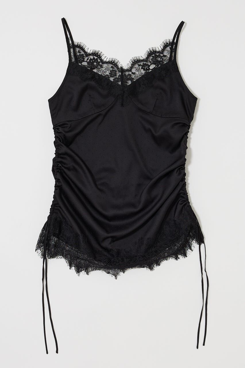 MOUSSY「DOT SATIN CAMI ドレス」|ワンピース|